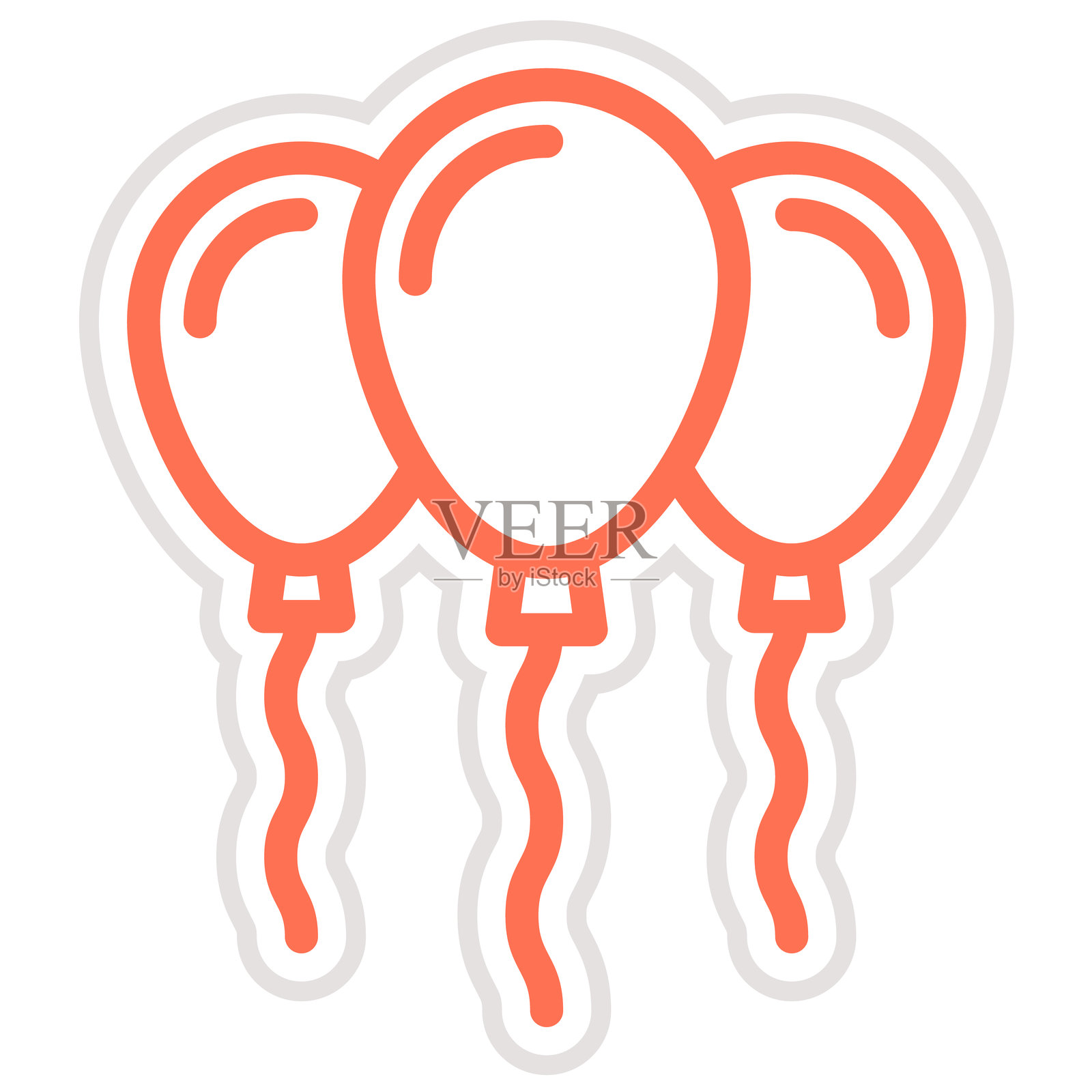 气球矢量图标设计插图插画图片素材