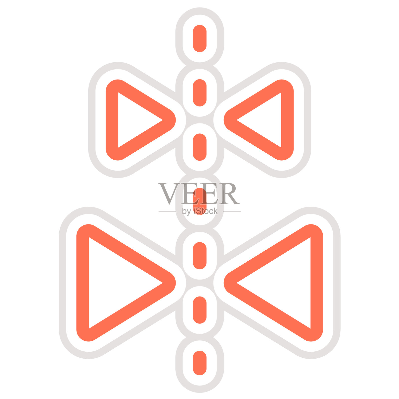 镜像图标设计插图插画图片素材