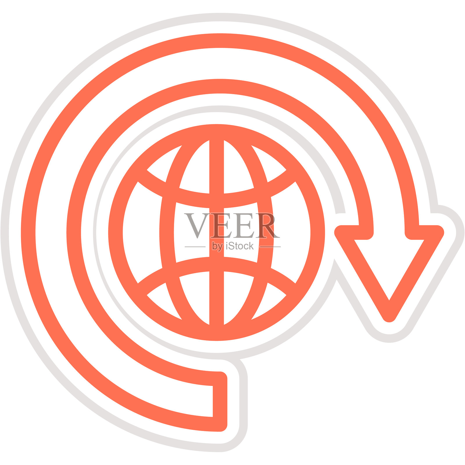 全球旅行矢量图标设计插图插画图片素材