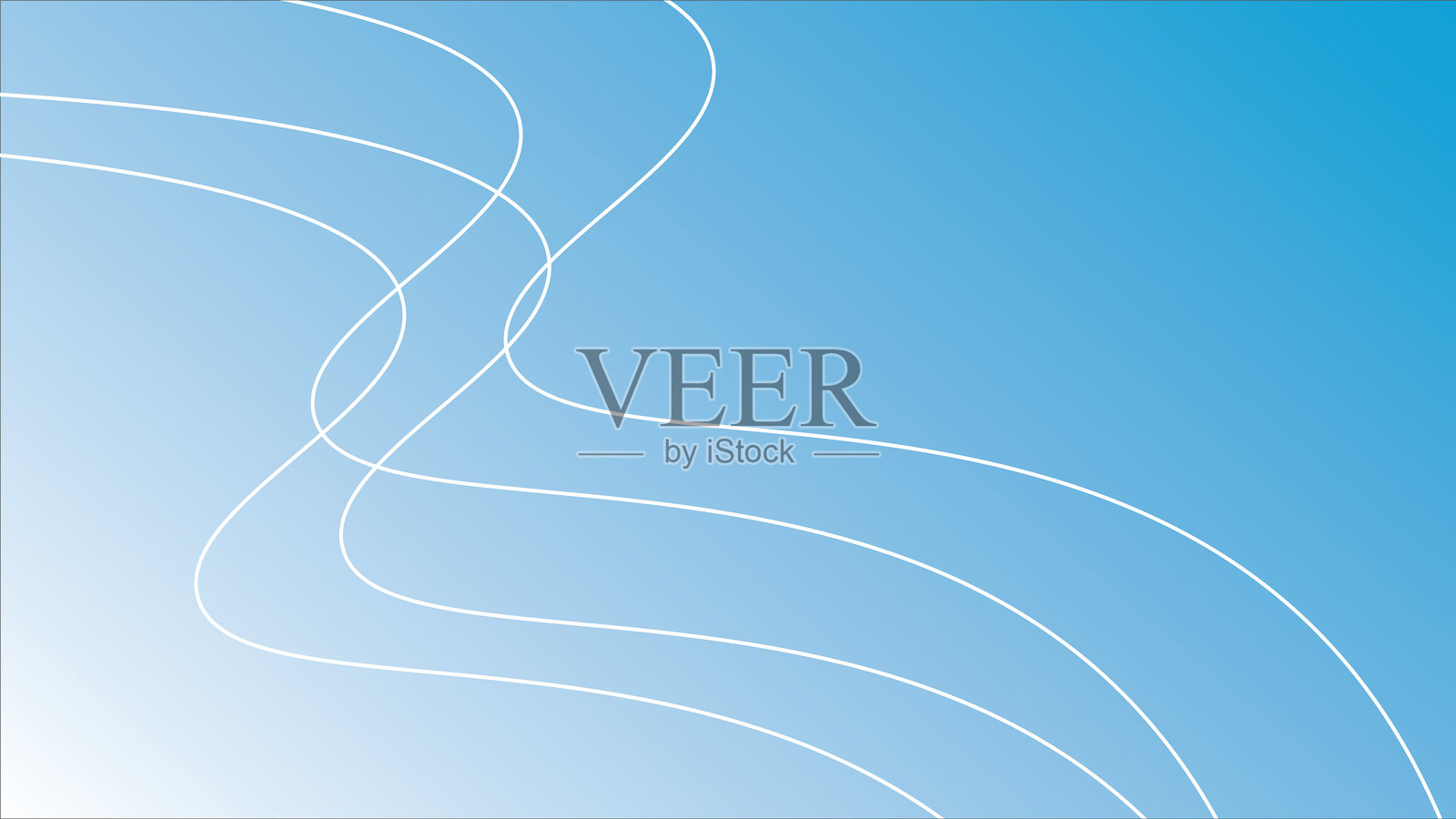 抽象渐变背景，具有流动的曲线和柔和的色彩过渡。简约而优雅的设计，适合网页设计、品牌推广或数字演示。插画图片素材