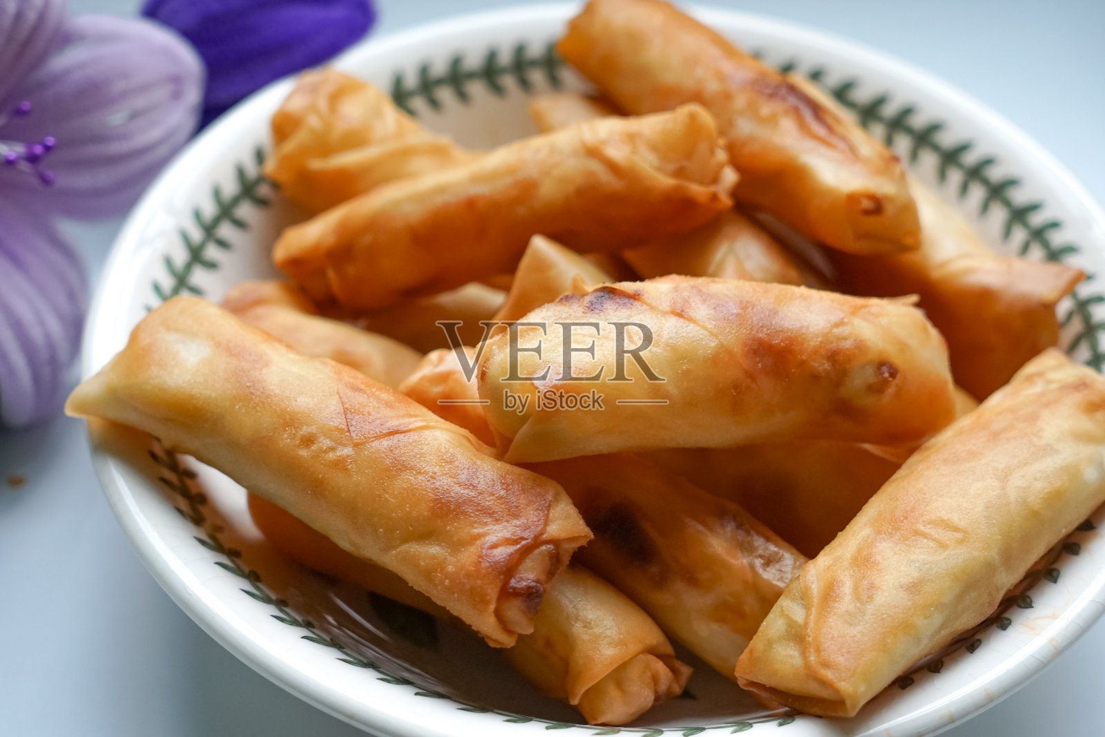 炸薄饼照片摄影图片