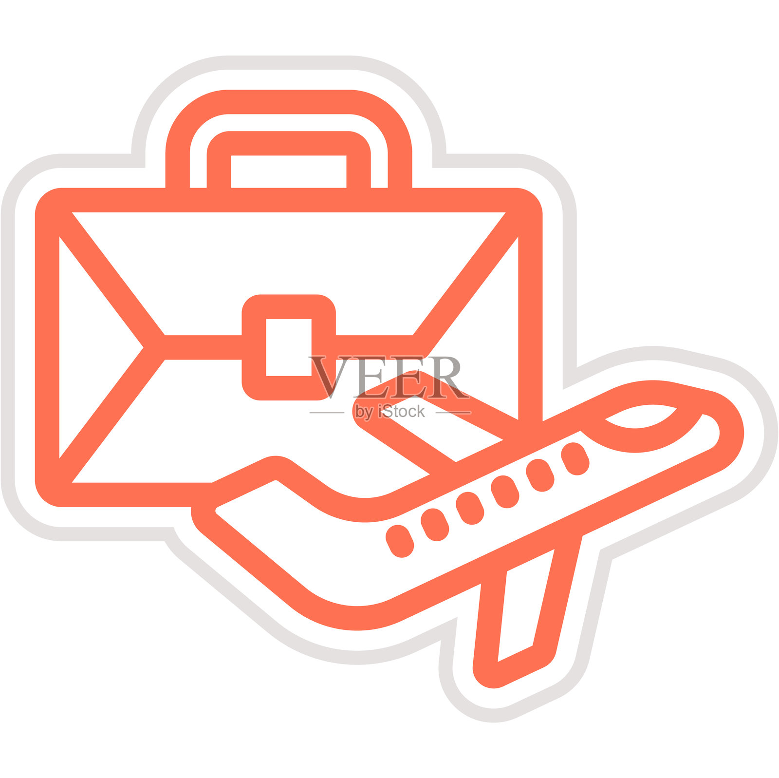 商务旅行矢量图标设计插图插画图片素材