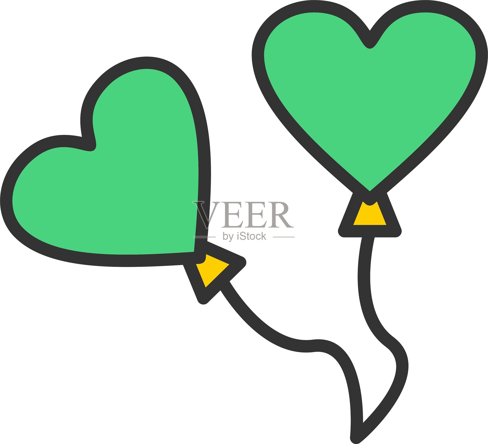 气球图标插画图片素材