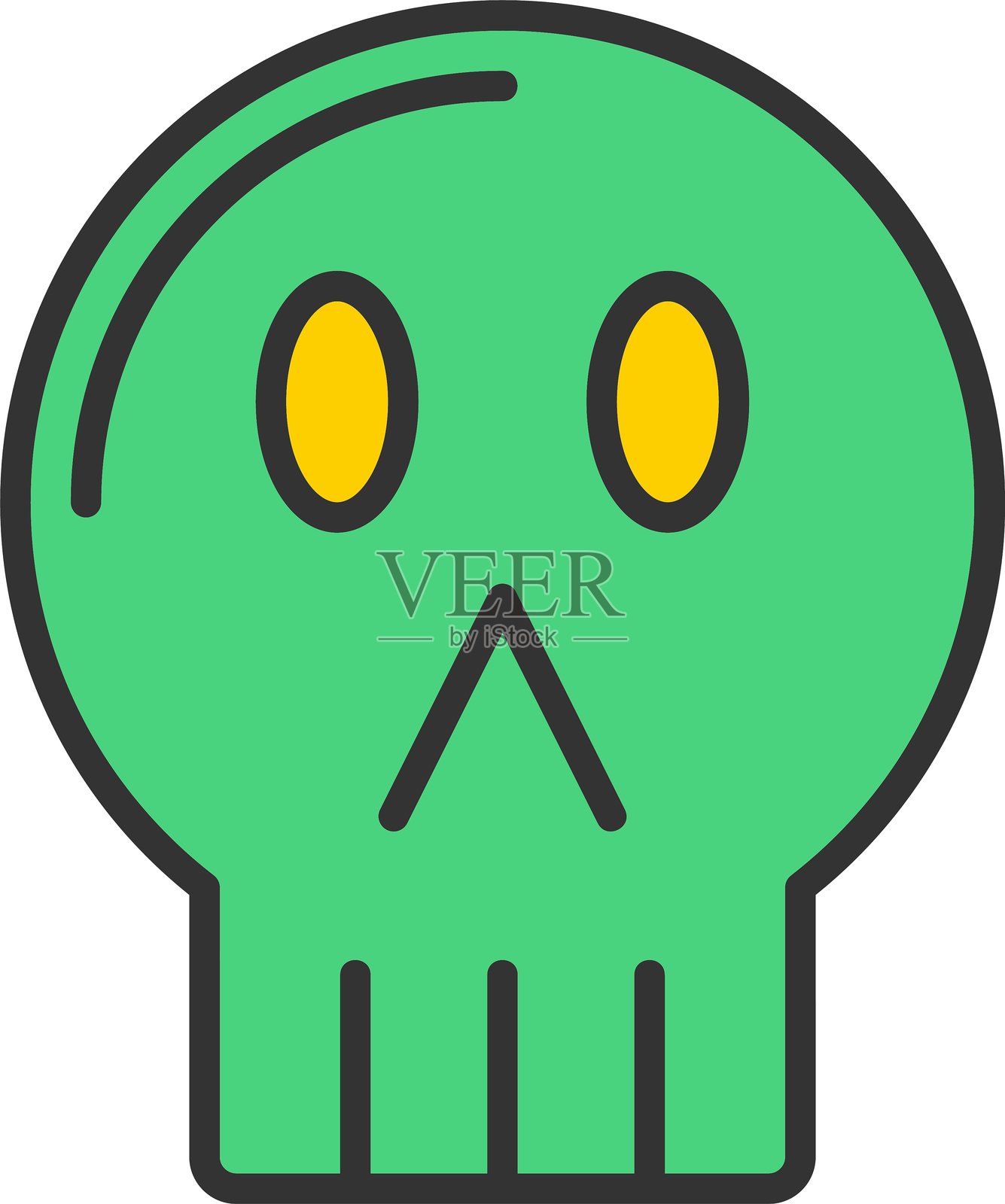 骷髅图标插画图片素材