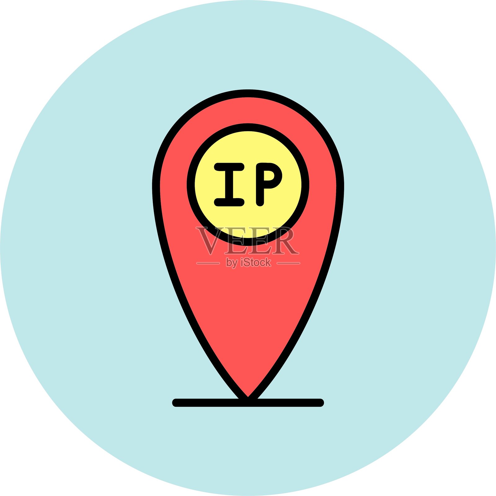 IP地址图标插画图片素材