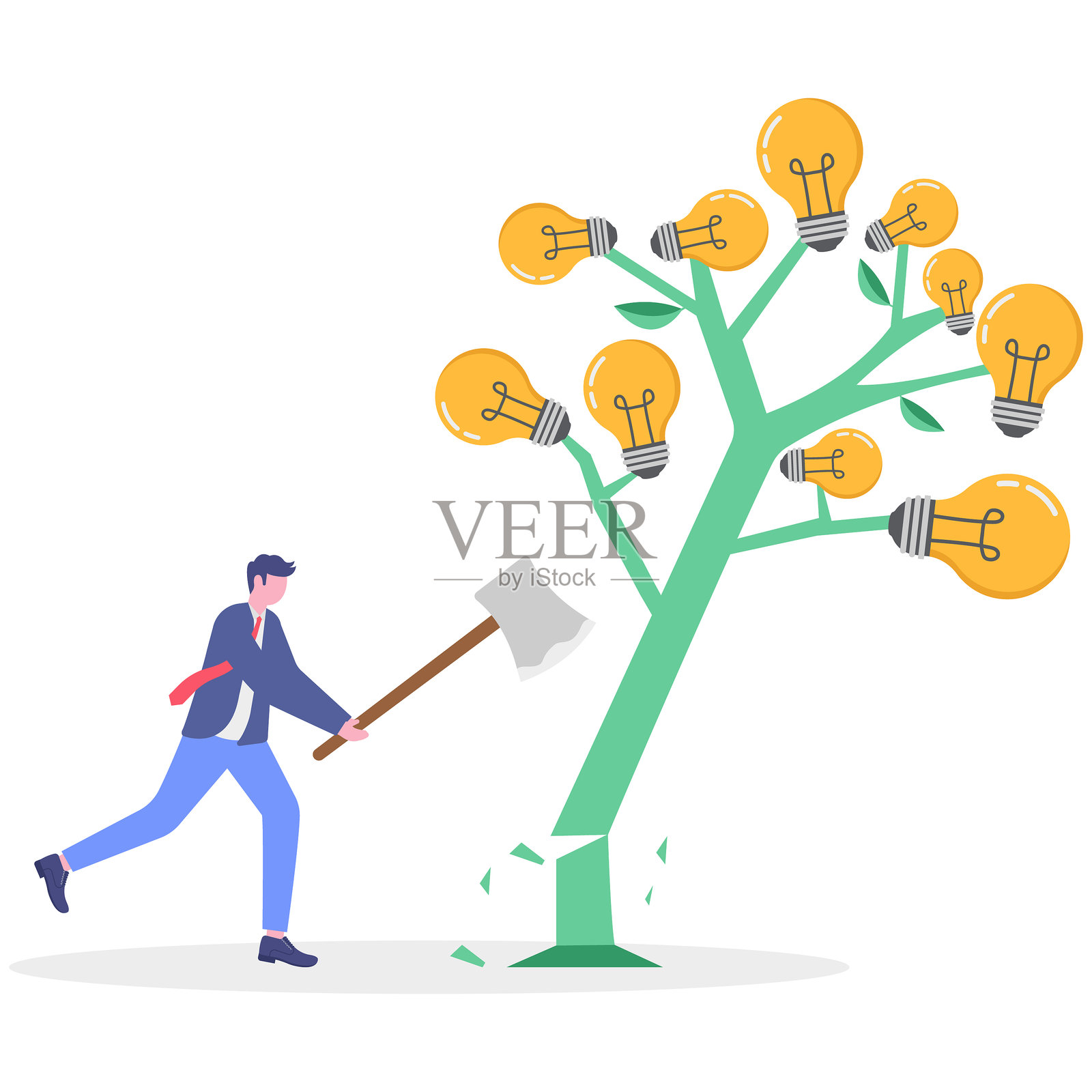 社交媒体插图，商业概念，网页设计插画图片素材