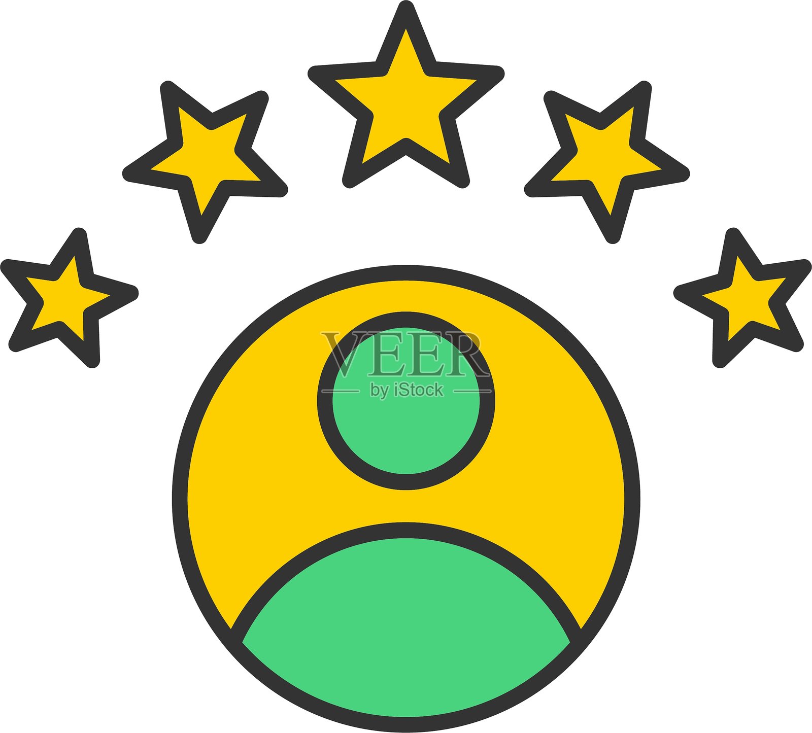 评分图标插画图片素材