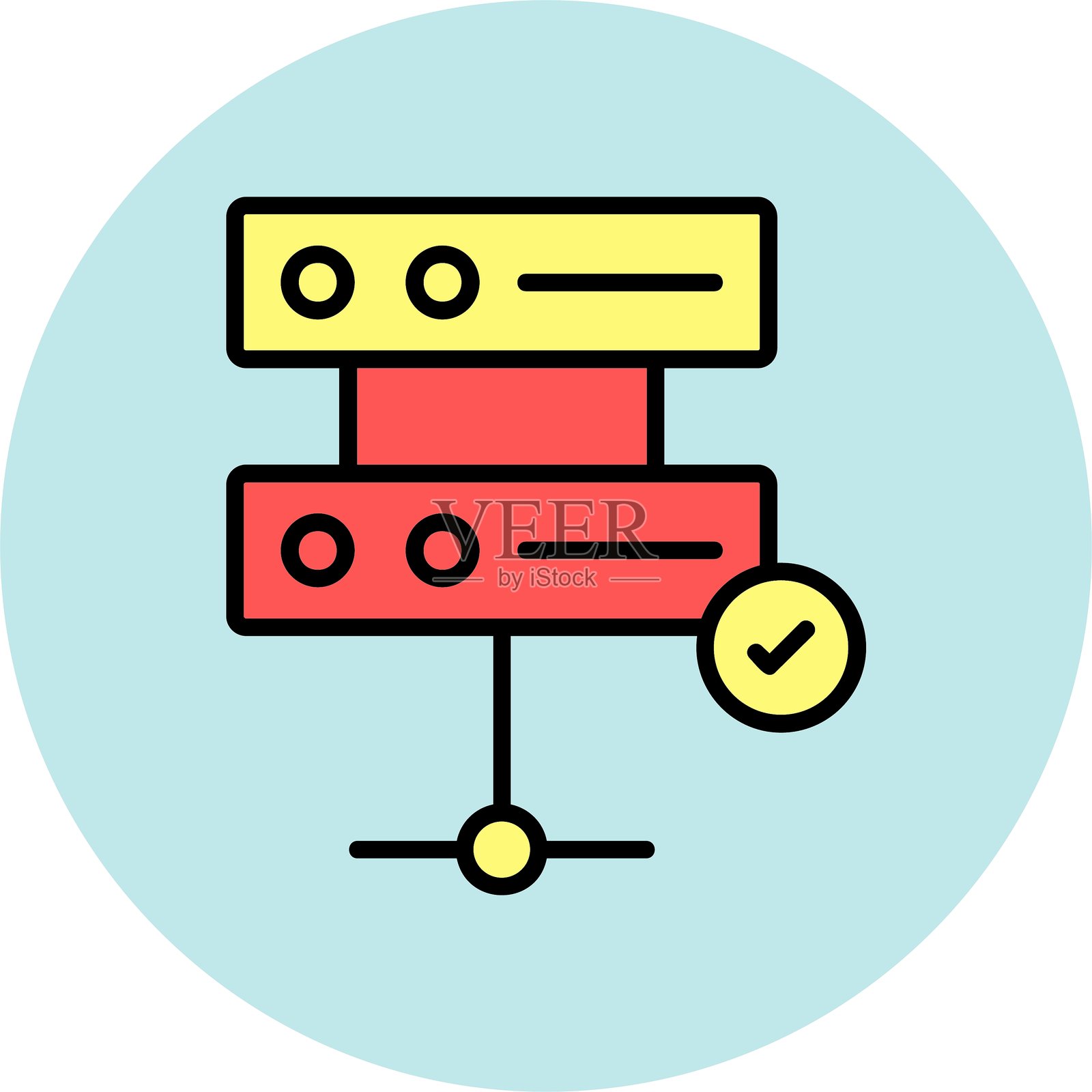 服务器图标插画图片素材