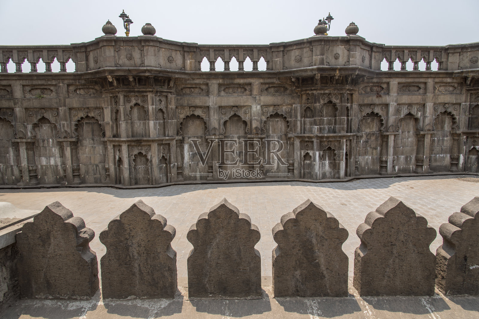 Rankala湖古建筑的外观照片摄影图片