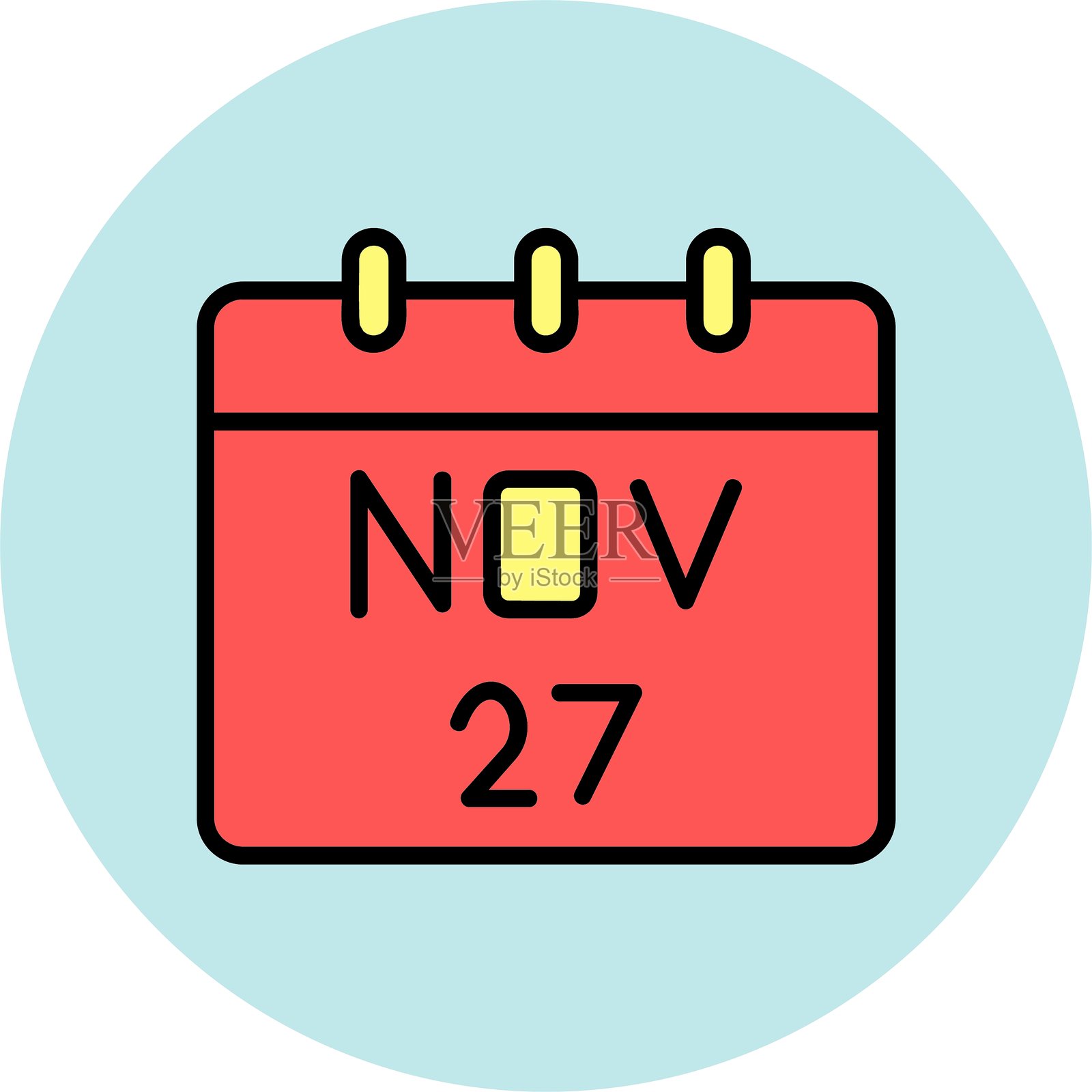 日历图标插画图片素材