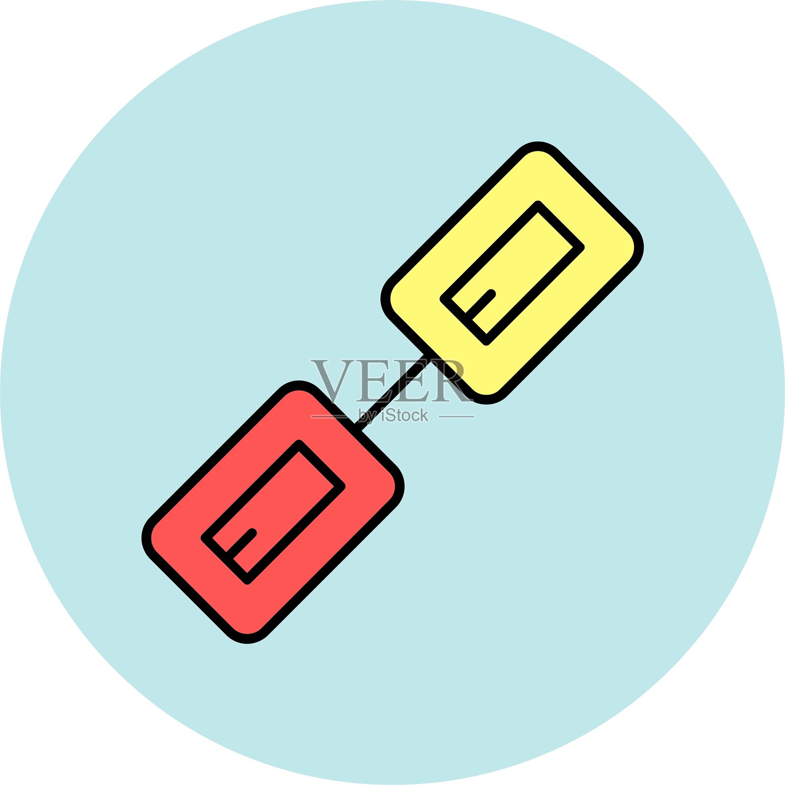 链条图标插画图片素材