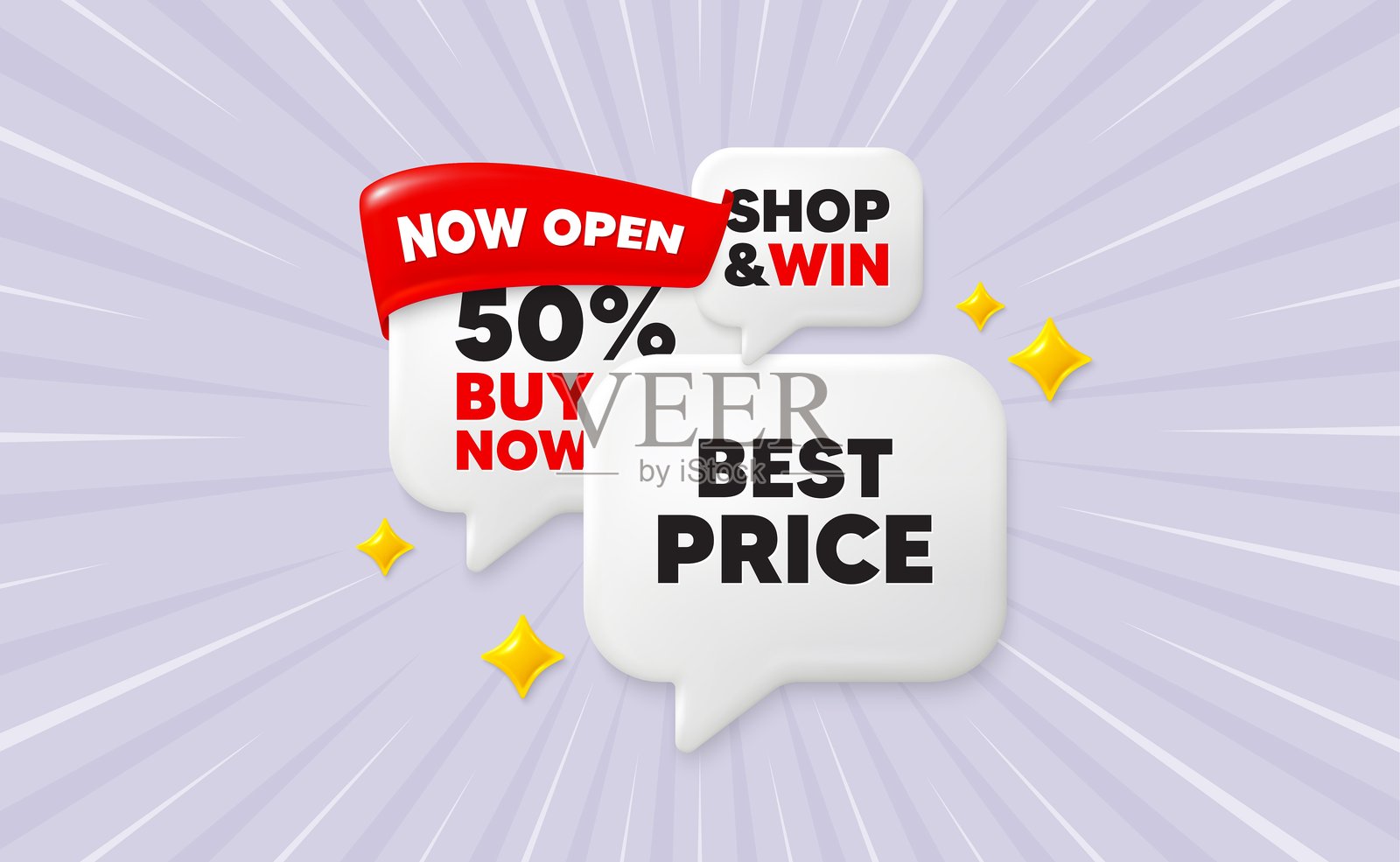 最佳价格标签。特价促销标志。丝带对话气泡。矢量图。插画图片素材