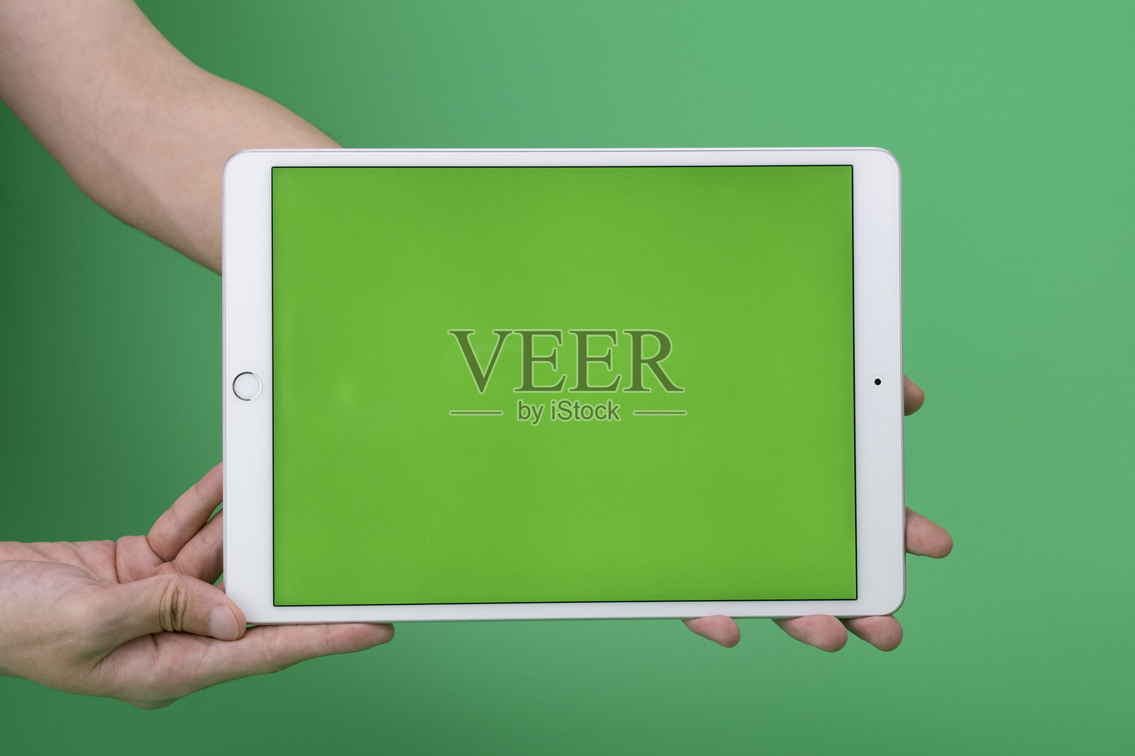绿幕，平板电脑，屏幕照片摄影图片