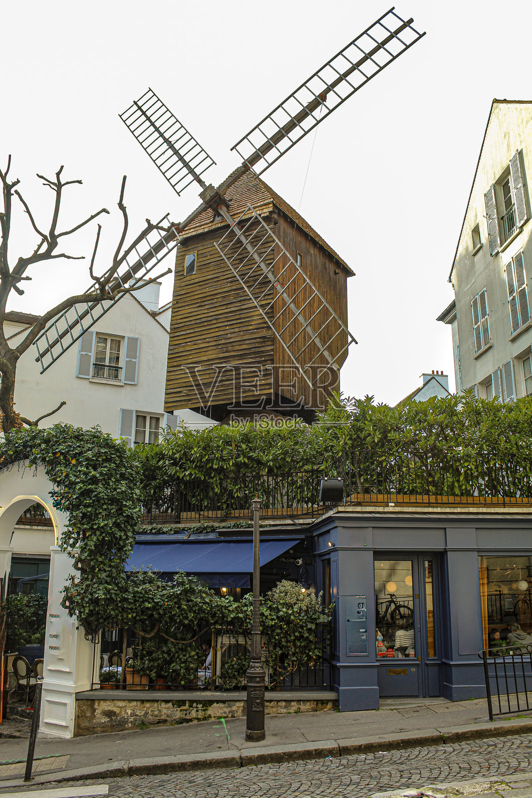 蒙马特的风车照片摄影图片