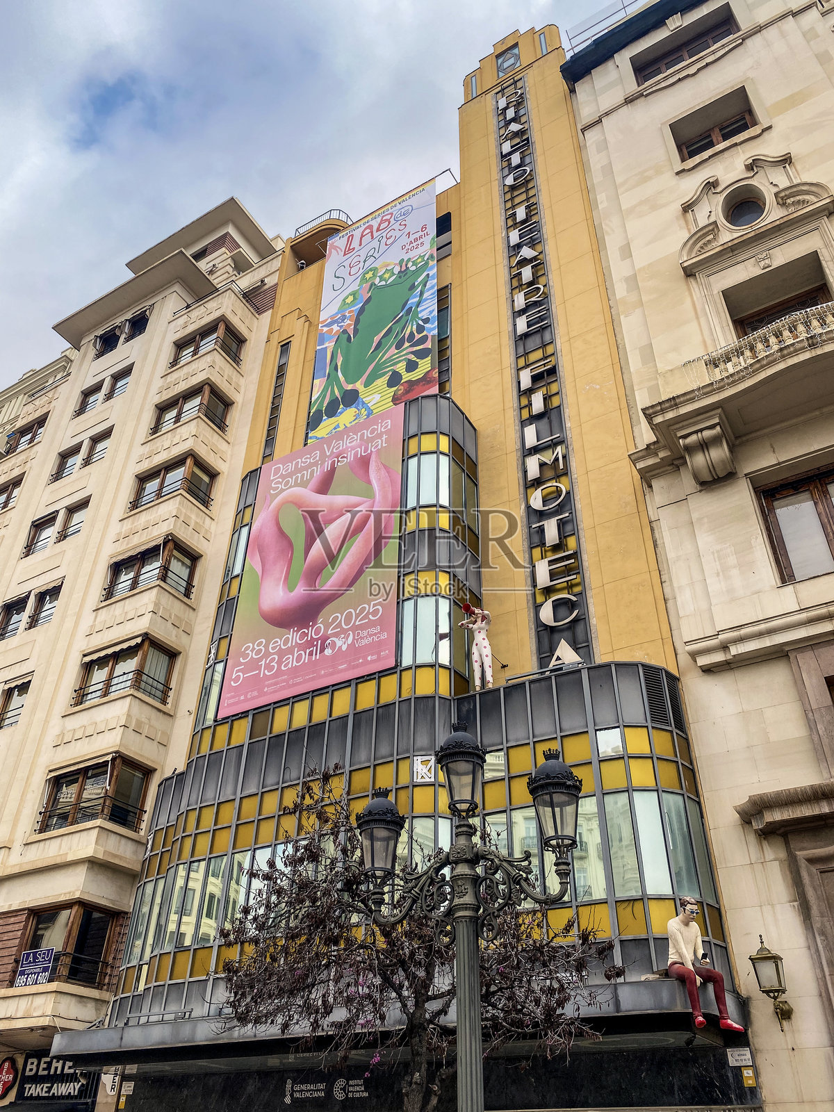 西班牙瓦伦西亚的里亚尔托剧院照片摄影图片