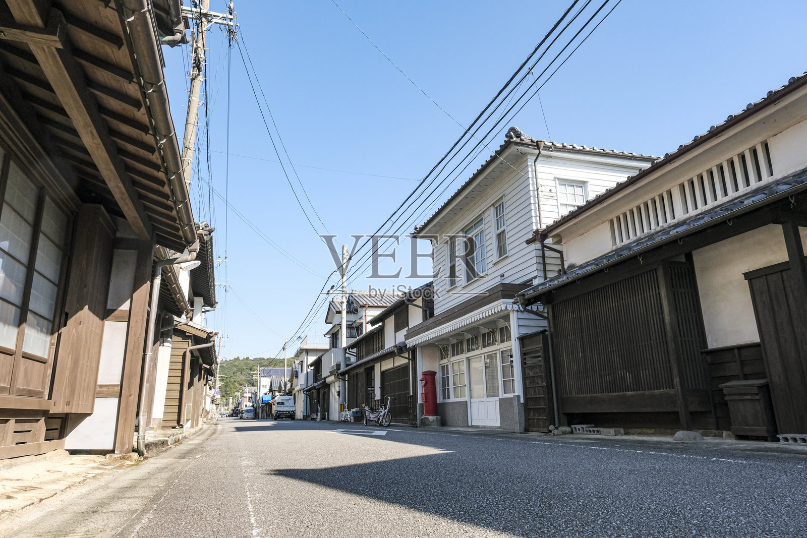 三光传统建筑保护区的街景照片摄影图片