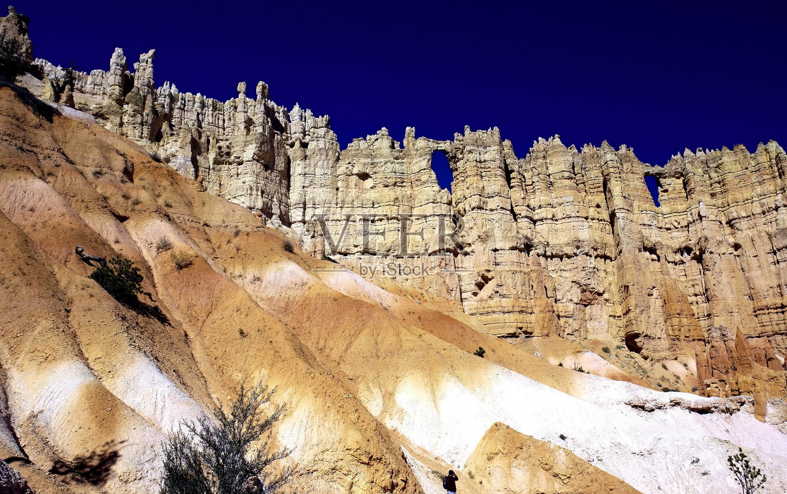 美国风景 犹他州 布莱斯峡谷国家公园 仙人柱 窗墙 露天剧场 2008-10 DSC09085照片摄影图片