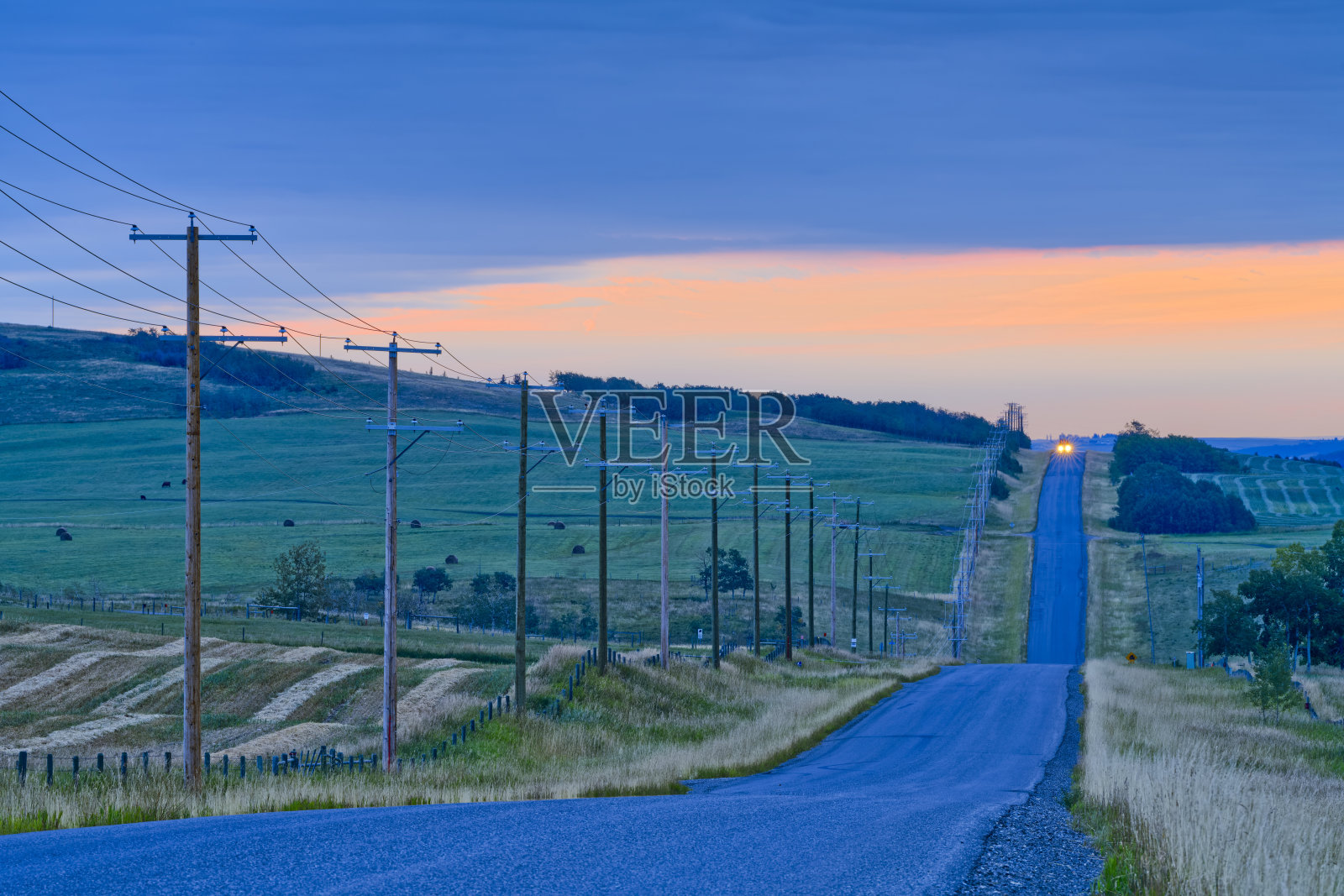 加拿大阿尔伯塔省的乡村风光照片摄影图片