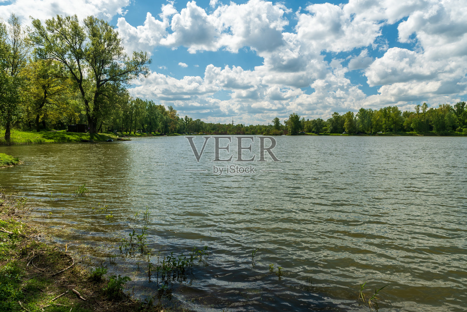 捷克共和国博胡明市附近的维尔克卡利索沃湖照片摄影图片