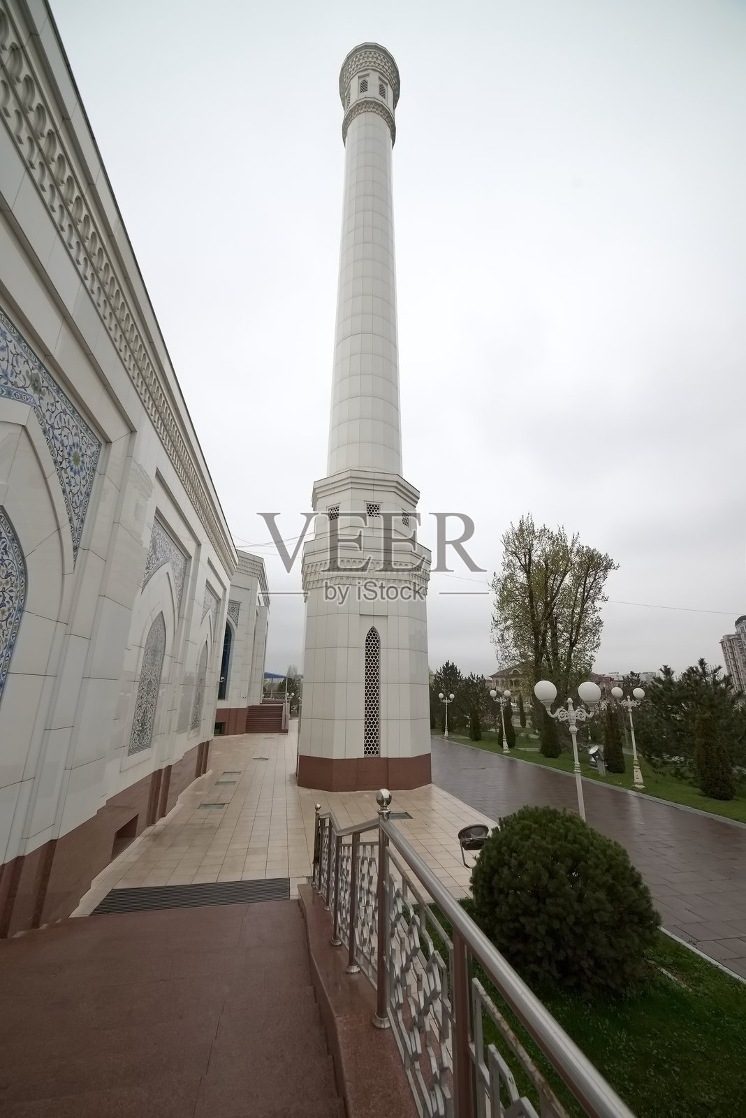塔什干的小清真寺，乌兹别克斯坦照片摄影图片