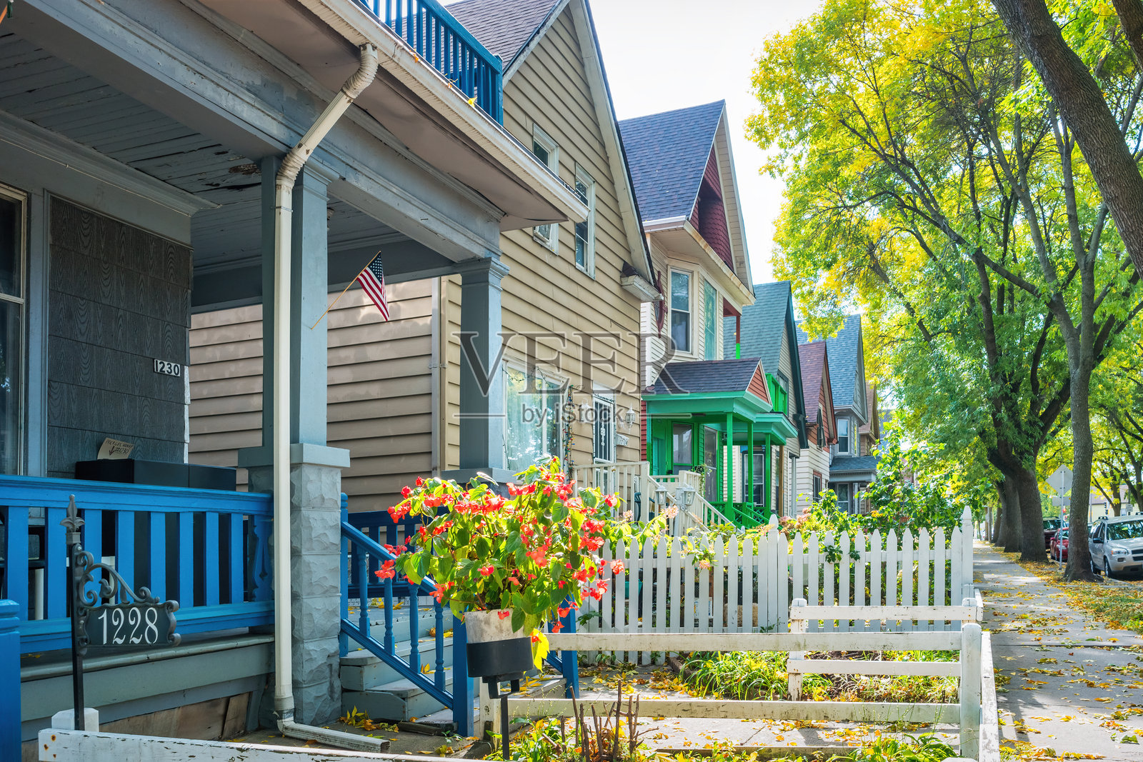 美国威斯康星州密尔沃基的房屋照片摄影图片