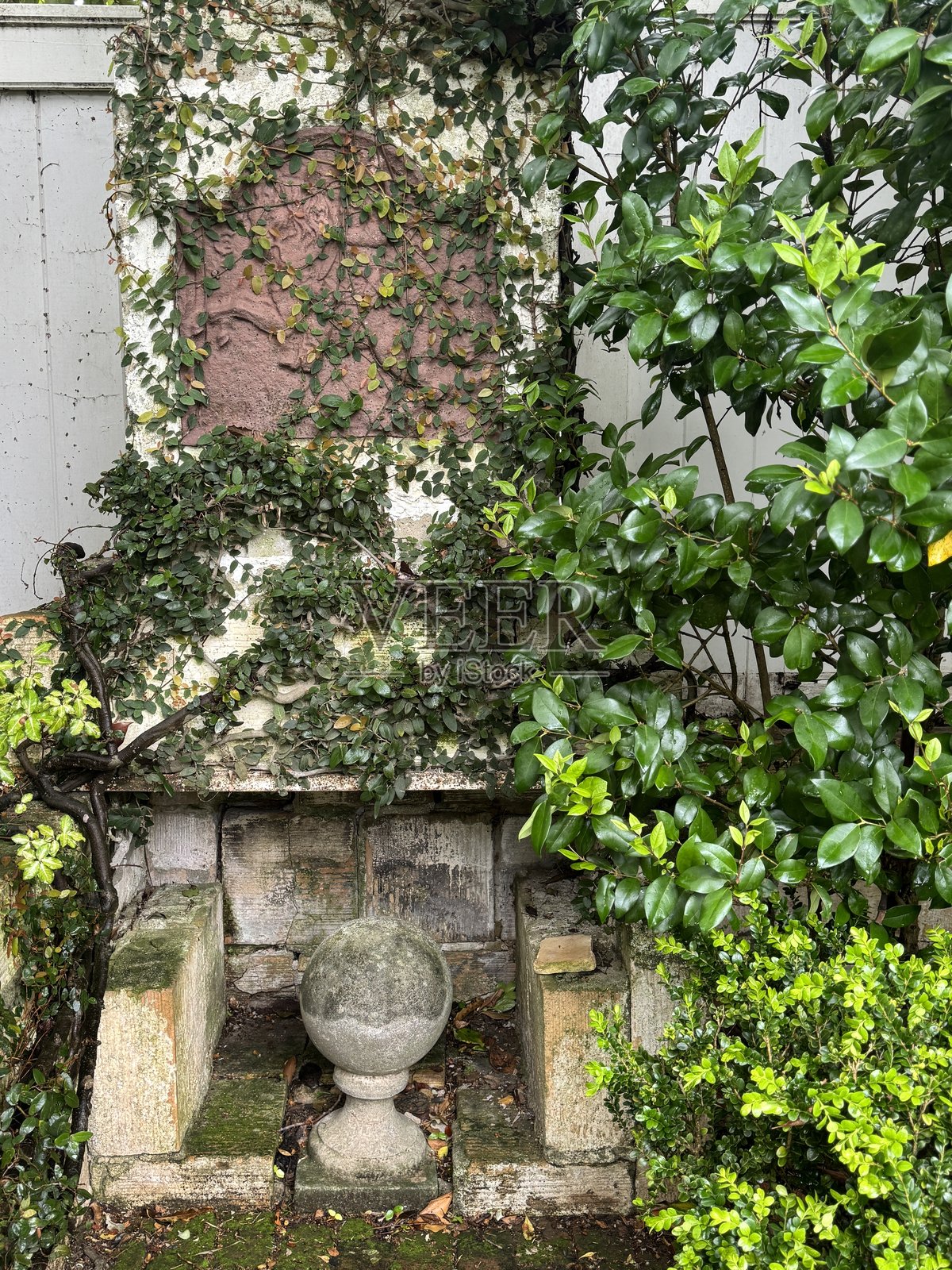 古老的石头花园建筑照片摄影图片