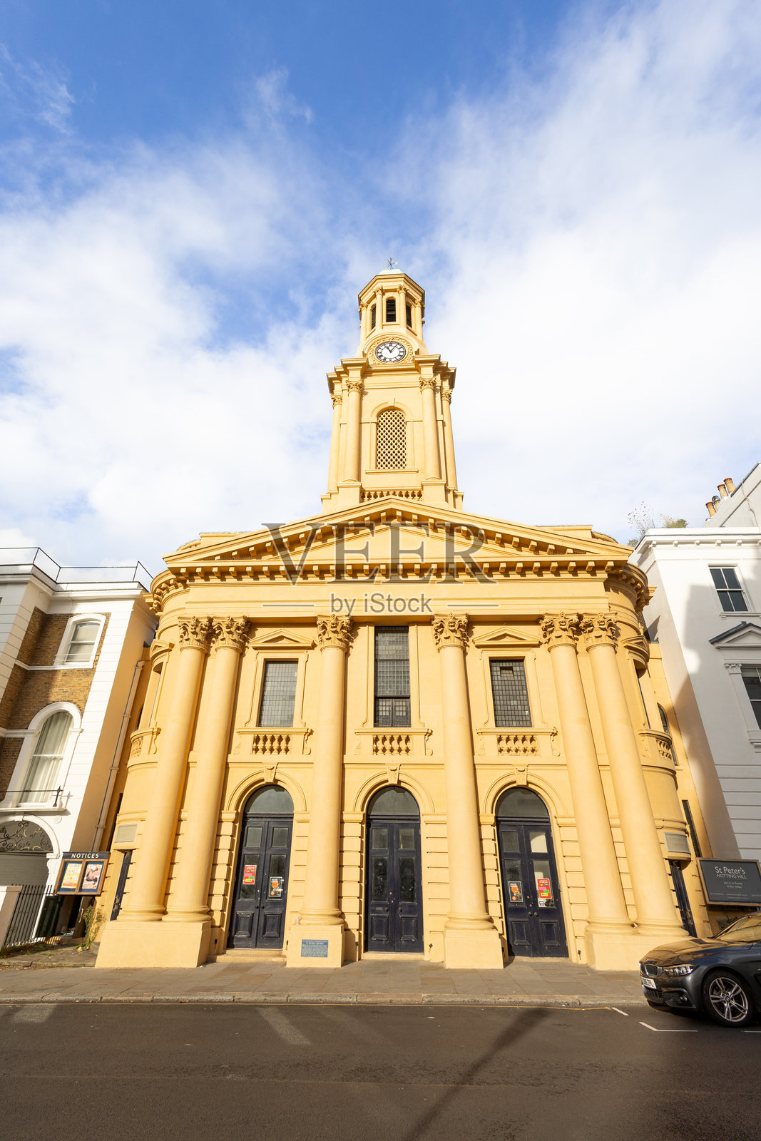 诺丁山的圣彼得教堂照片摄影图片