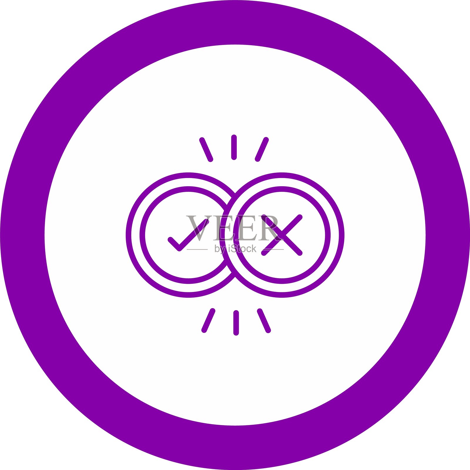 利益冲突图标插画图片素材