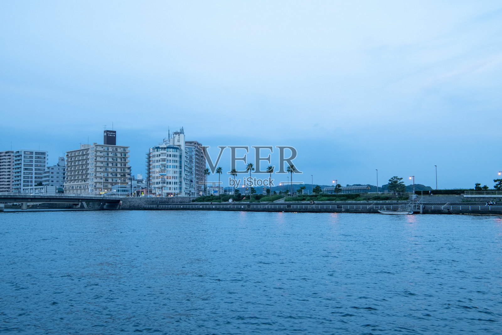 日落海景（湘南江之岛，日本）照片摄影图片