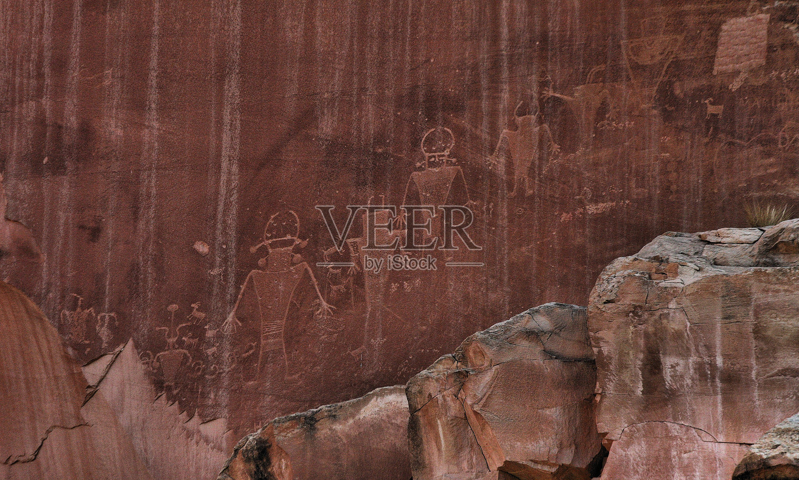 美国风景 犹他州首府礁国家公园 岩石雕刻 红色悬崖 2008-10 IMG_2163照片摄影图片