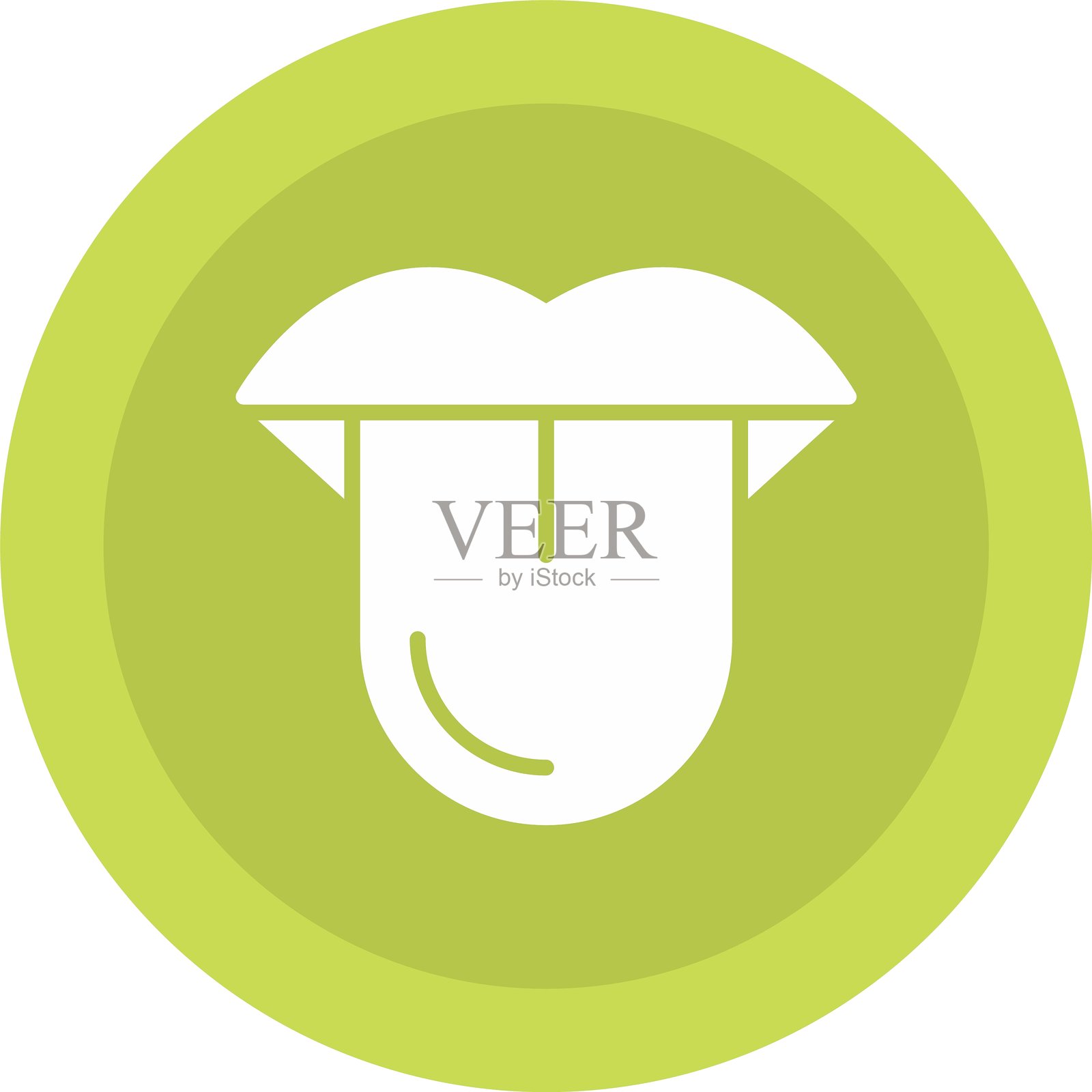 舌头图标插画图片素材