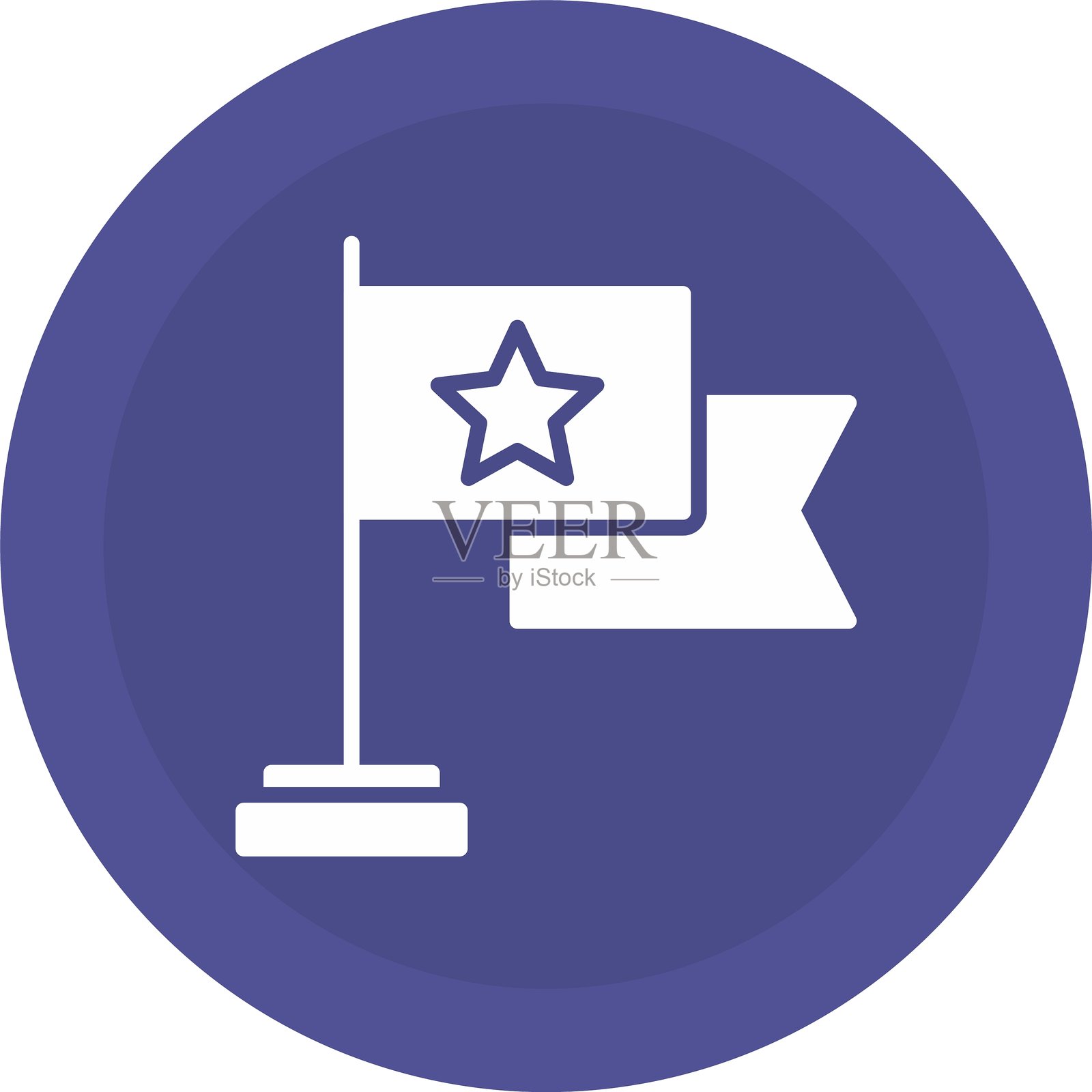 旗帜图标插画图片素材