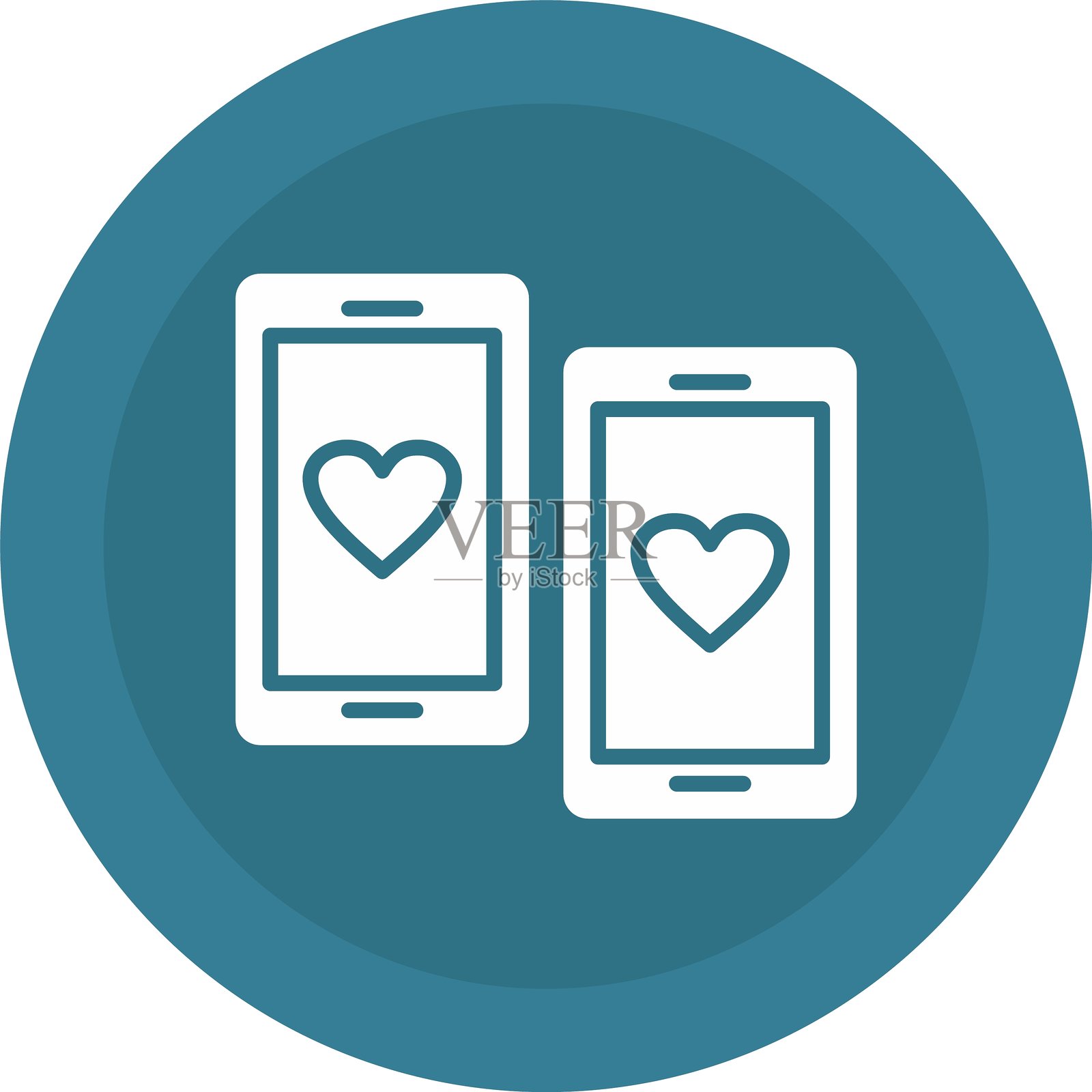 远程图标插画图片素材