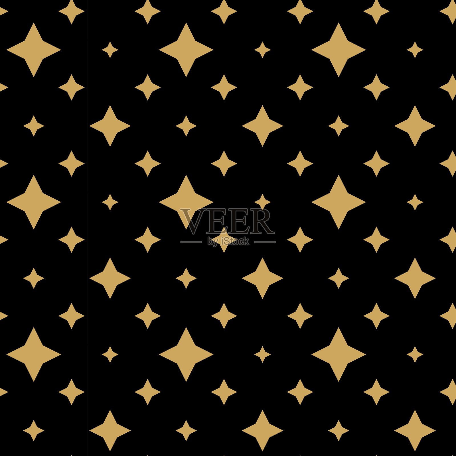 抽象几何图案，带有十字、条纹和线条。无缝矢量背景。插画图片素材