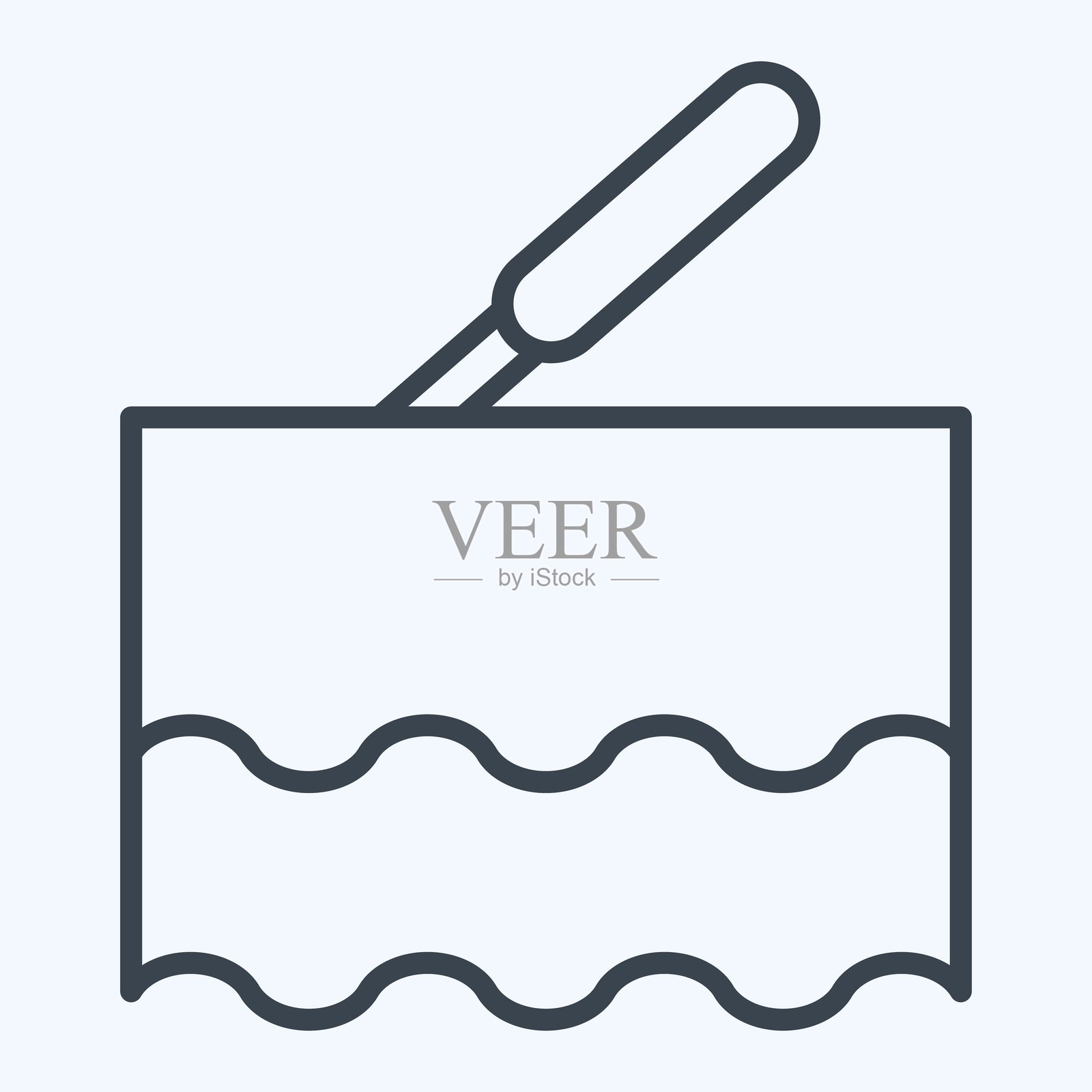 激光图标，与美容相关。线条风格。设计可编辑。插画图片素材