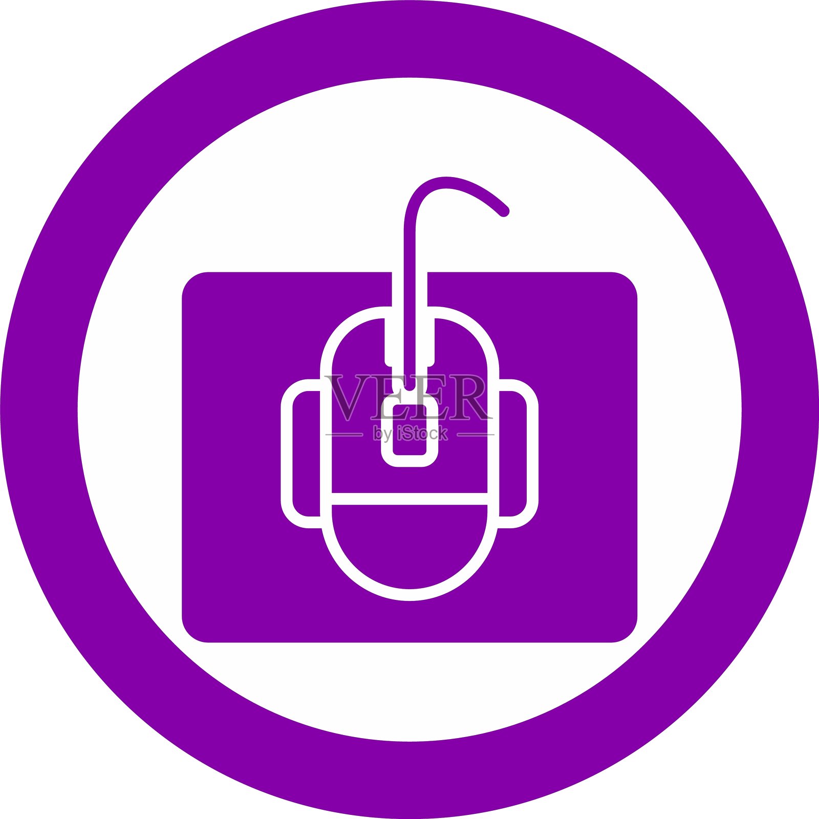 鼠标垫图标插画图片素材