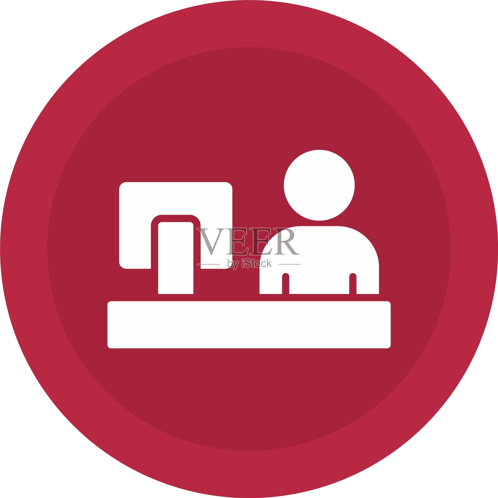 居家办公图标插画图片素材