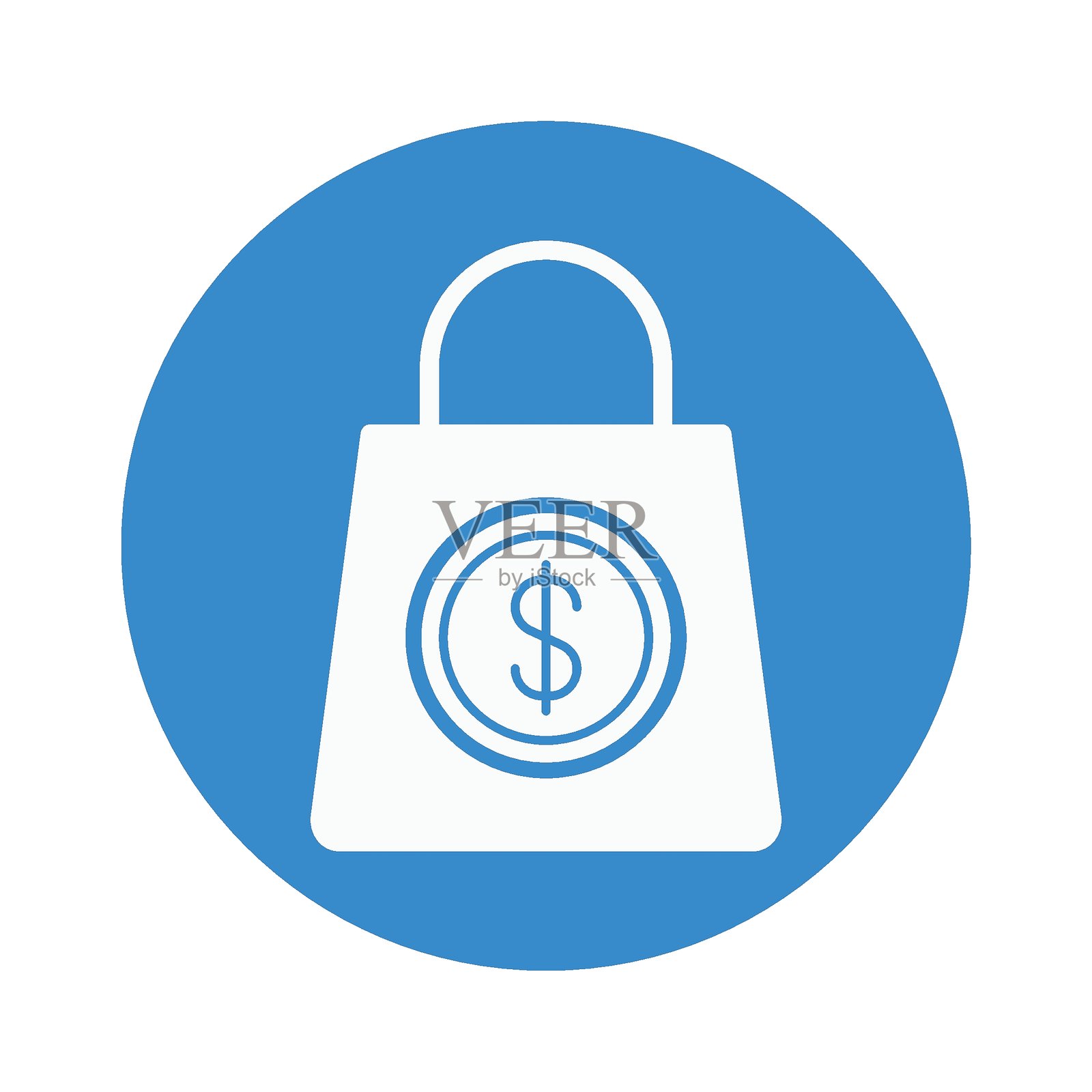 可轻松修改或编辑的手提包矢量图标插画图片素材