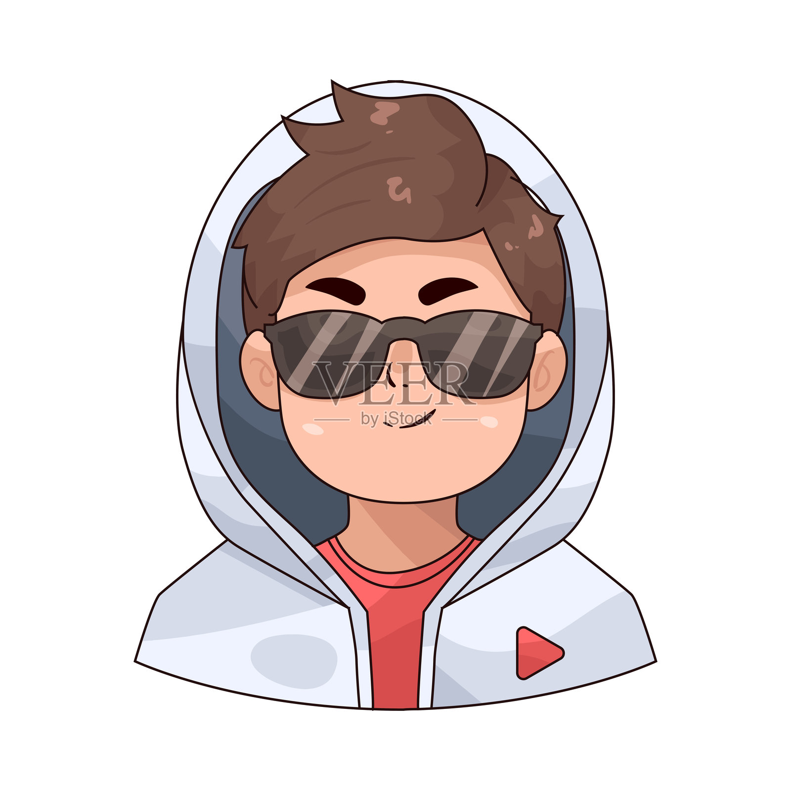 YouTuber插画图片素材