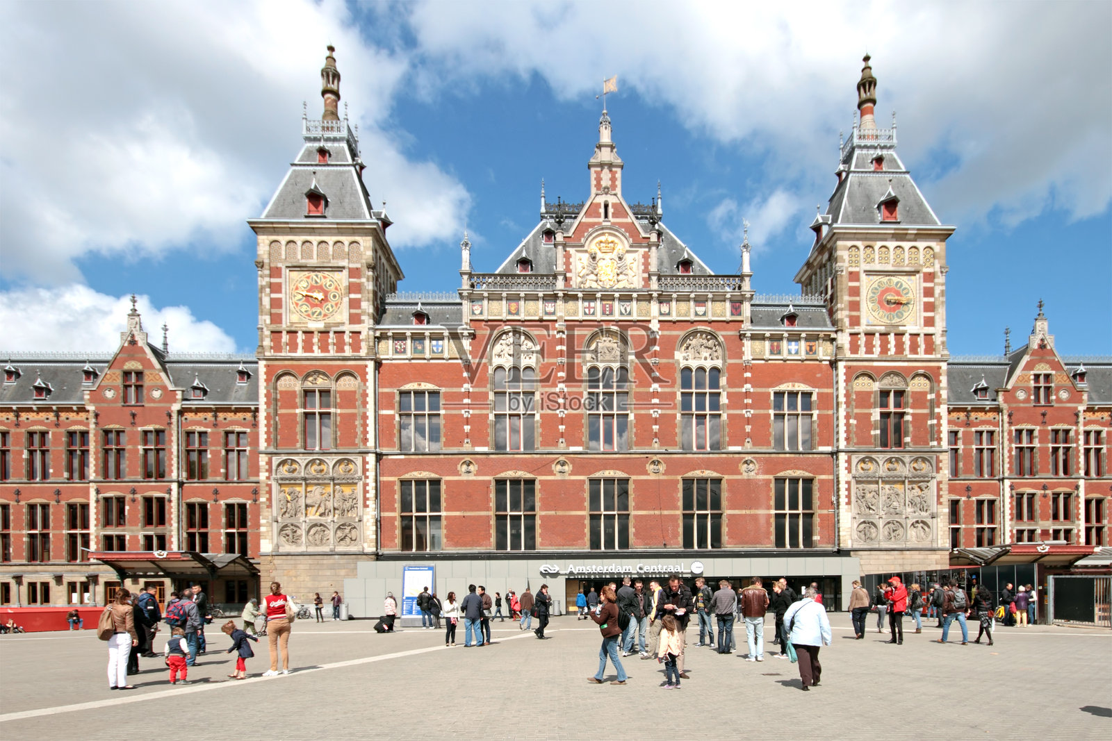 阿姆斯特丹中央车站，荷兰照片摄影图片