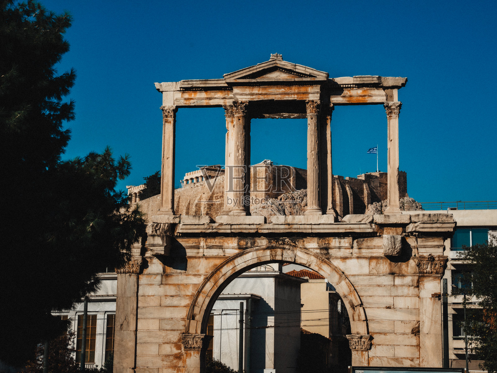 哈德良拱门（雅典）照片摄影图片