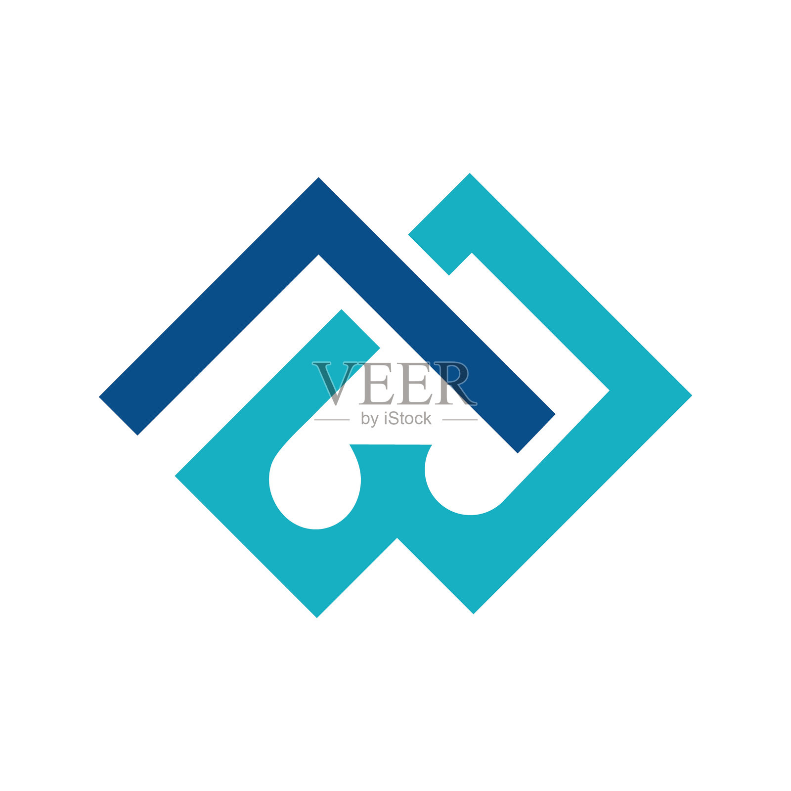 无限建设公司标志插画图片素材