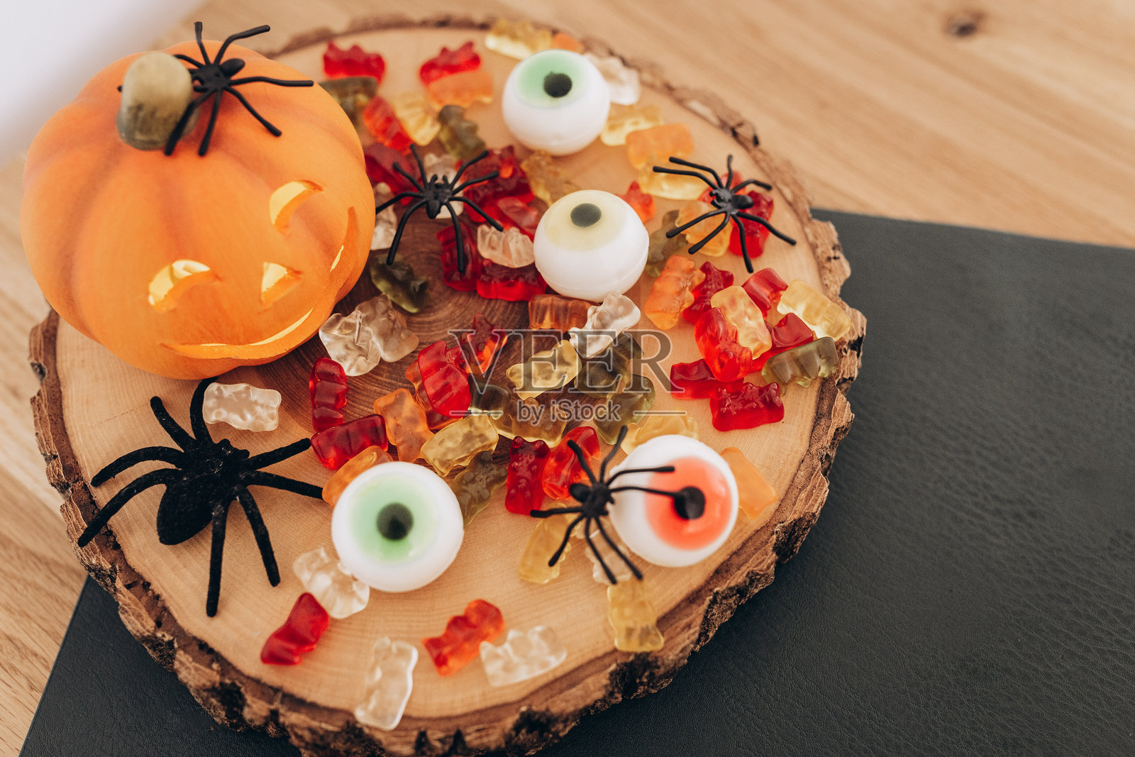 高角度视图的餐桌美食照片摄影图片