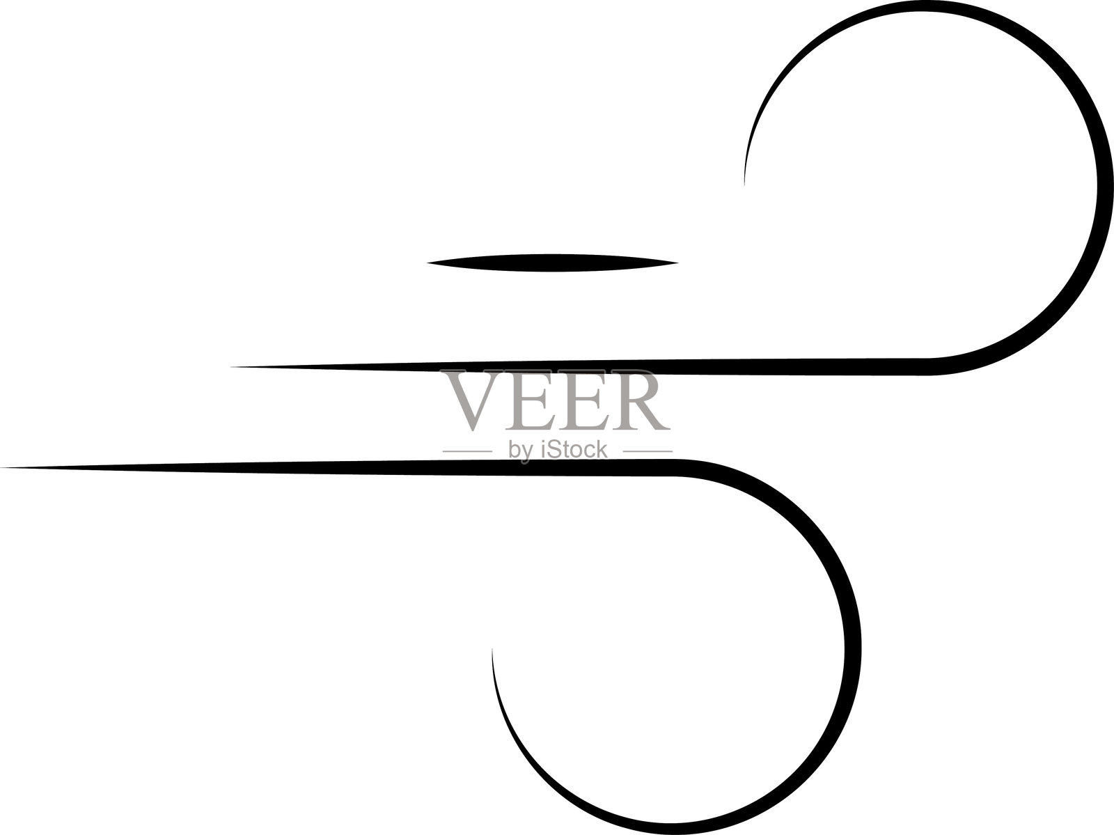 风暴轮廓图标，独立于透明背景，平面矢量插图。空气标志图标。像素完美。风图标集。吹风轮廓图标。插画图片素材