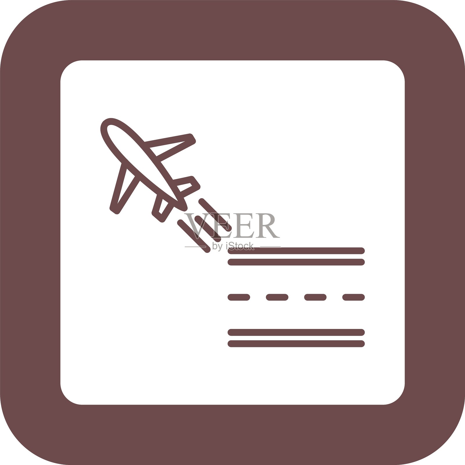 出发图标插画图片素材