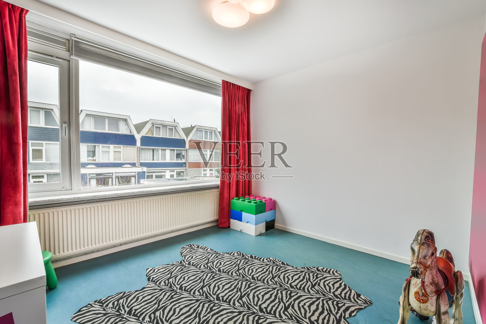 现代儿童房照片摄影图片