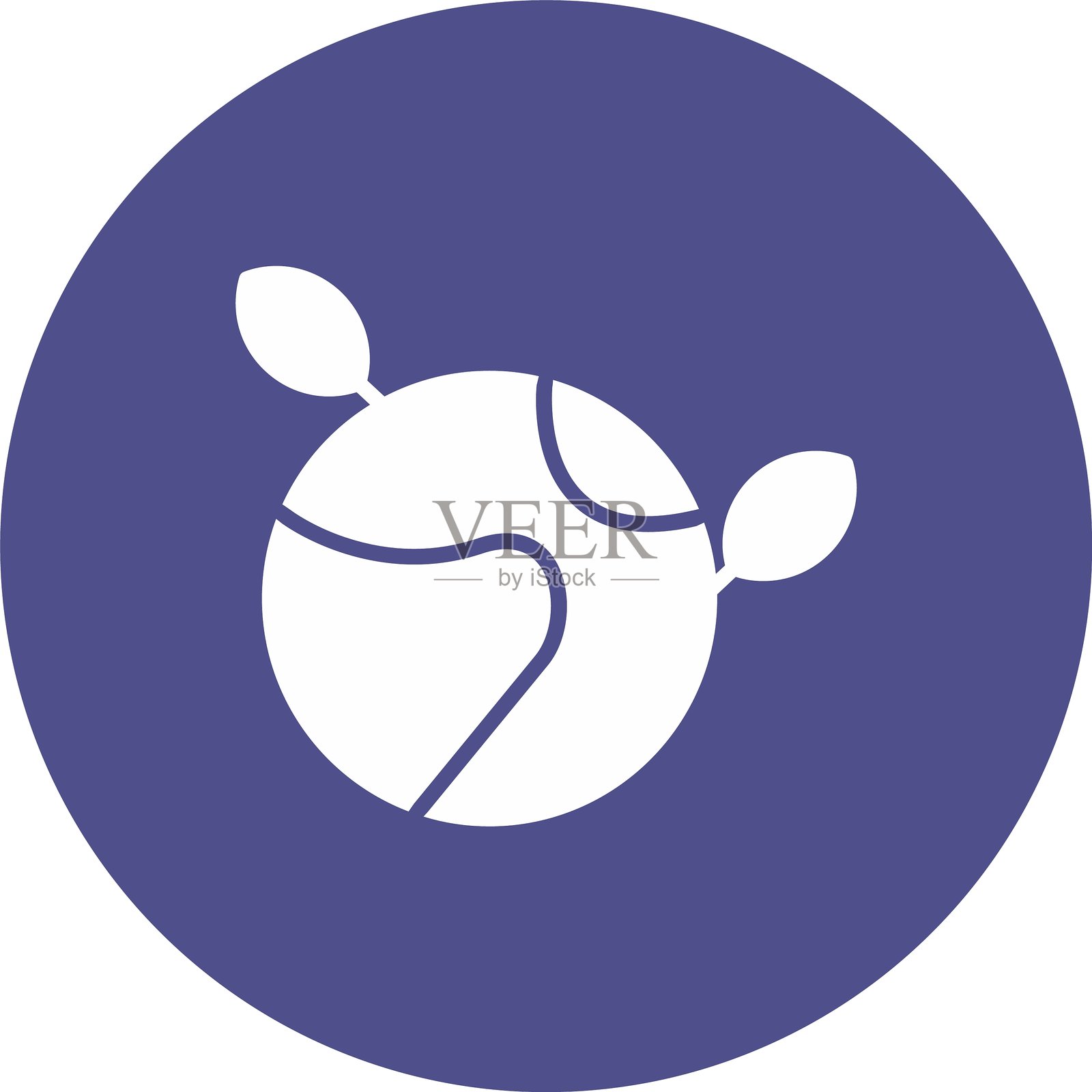 绿色地球图标插画图片素材