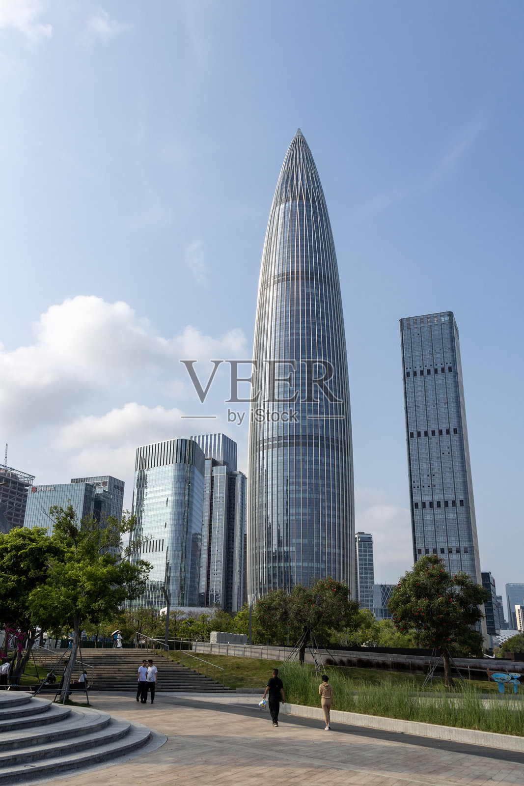 中国深圳人才公园的城市景观。照片摄影图片