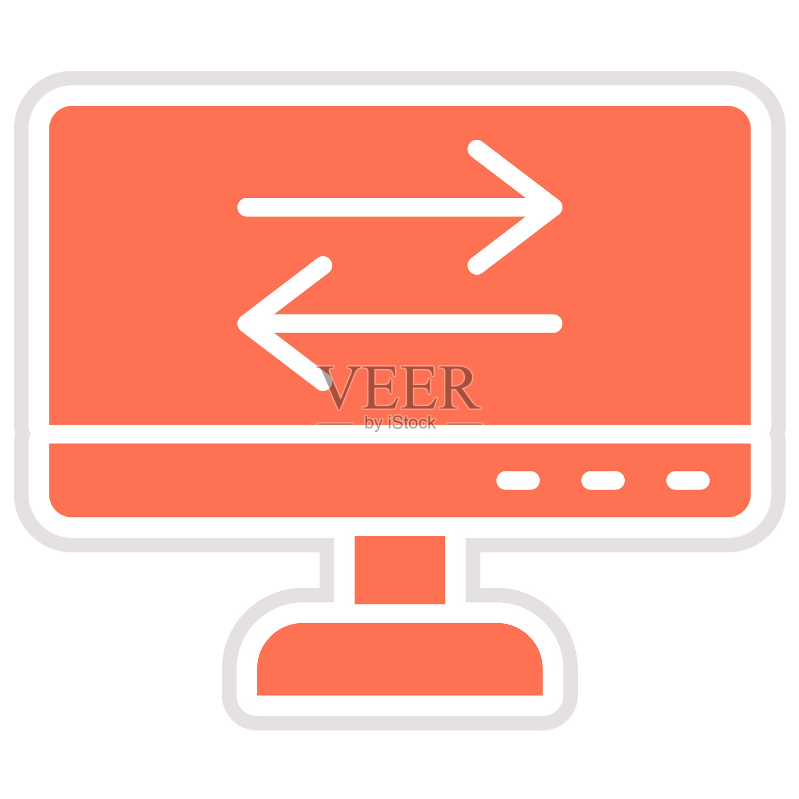 数据传输矢量图标设计插图插画图片素材