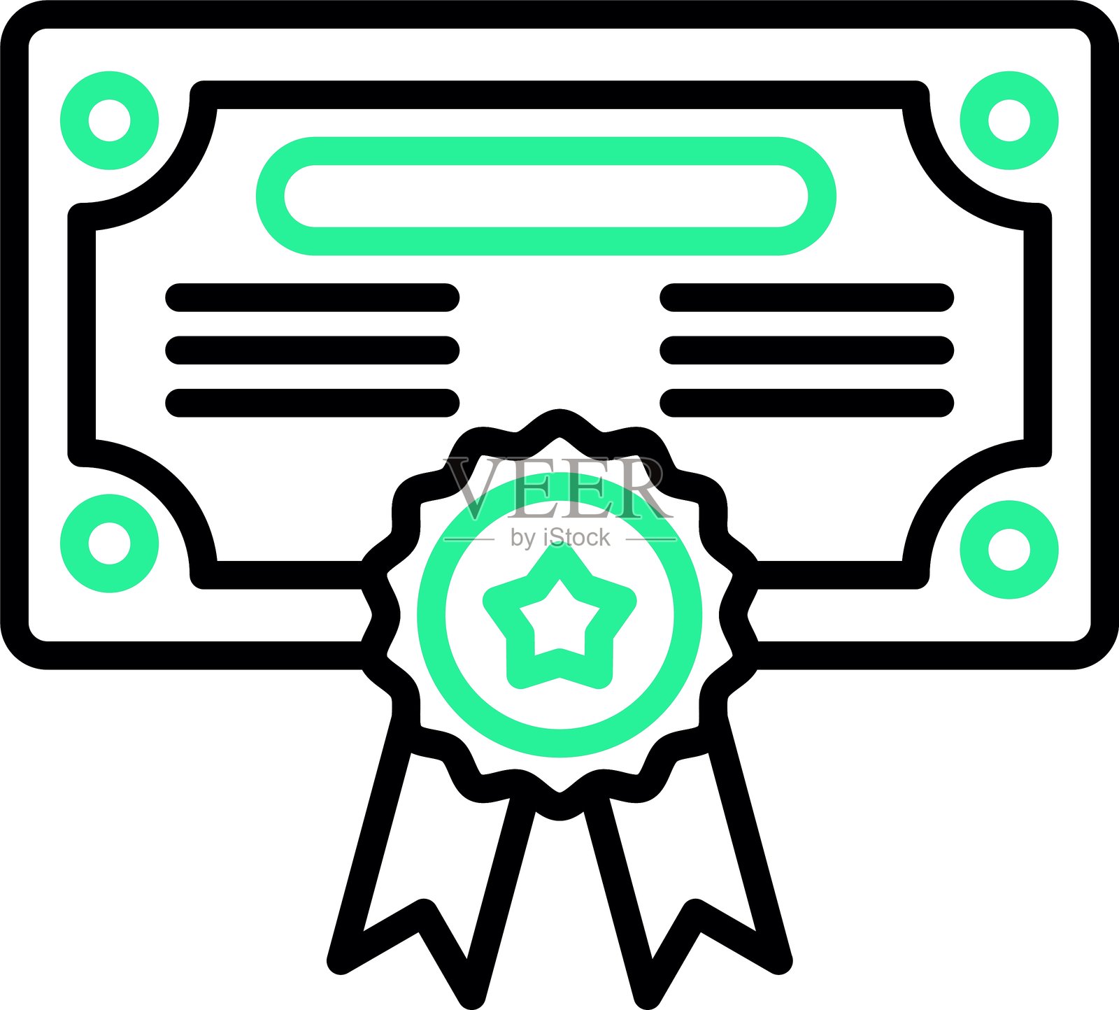 文凭新图标设计创意插画图片素材